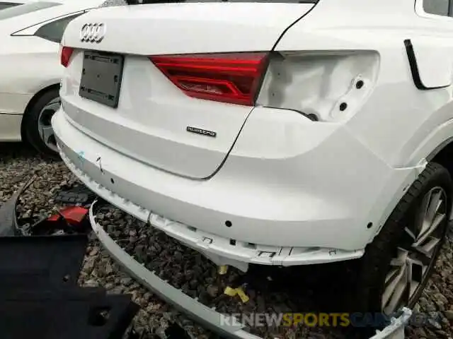 9 Photograph of a damaged car WA1FECF31K1071973 AUDI Q3 PRESTIG 2019