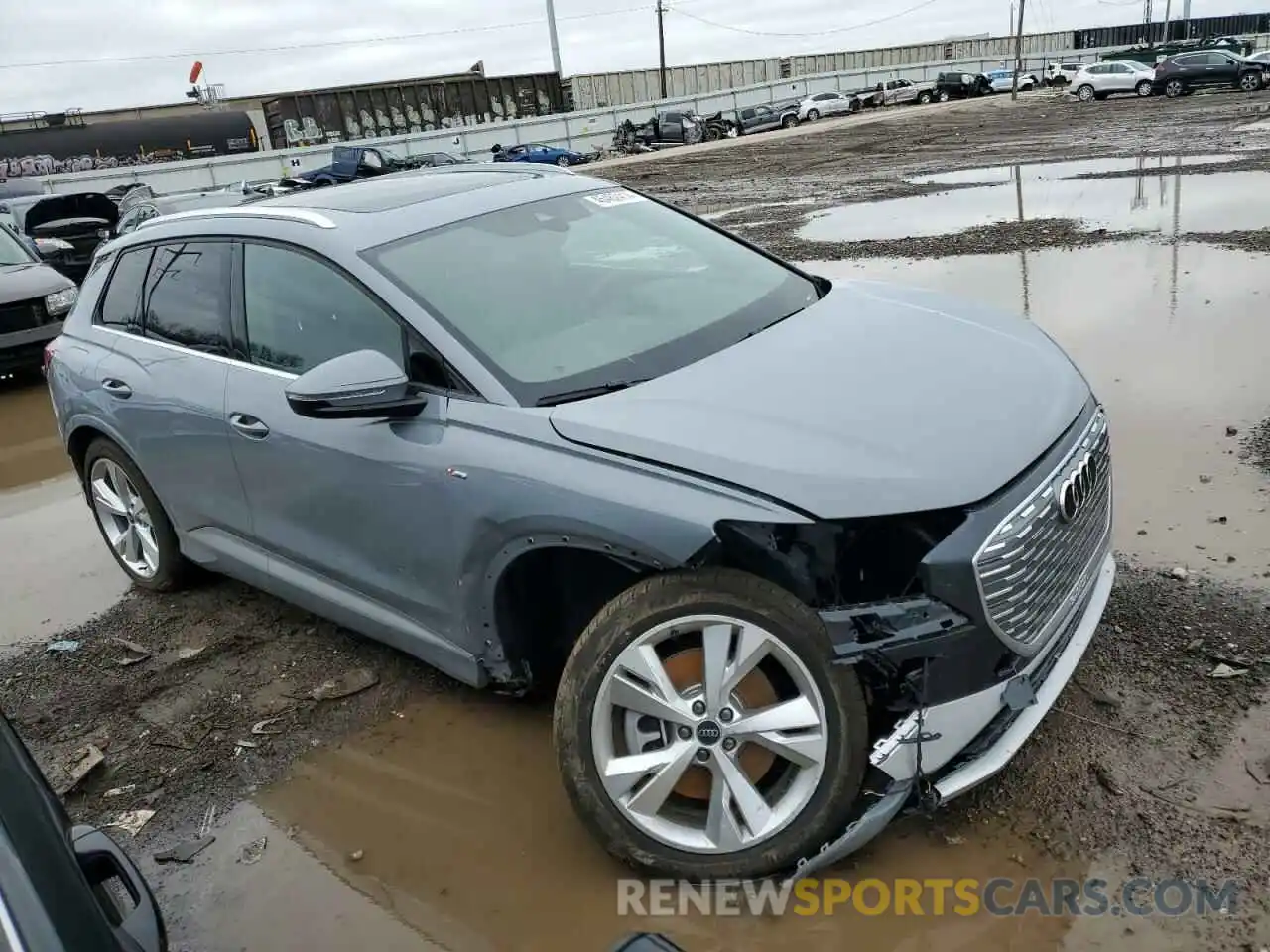 4 Photograph of a damaged car WA1L2BFZ2PP046112 AUDI Q4 E-TRON 2023