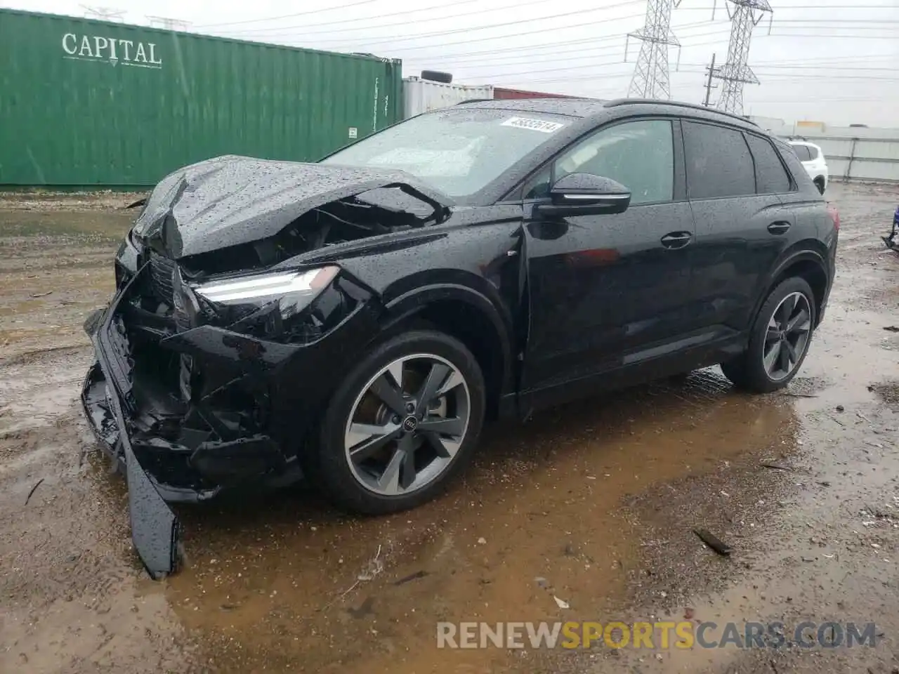 1 Photograph of a damaged car WA1L2BFZ3PP003429 AUDI Q4 E-TRON 2023