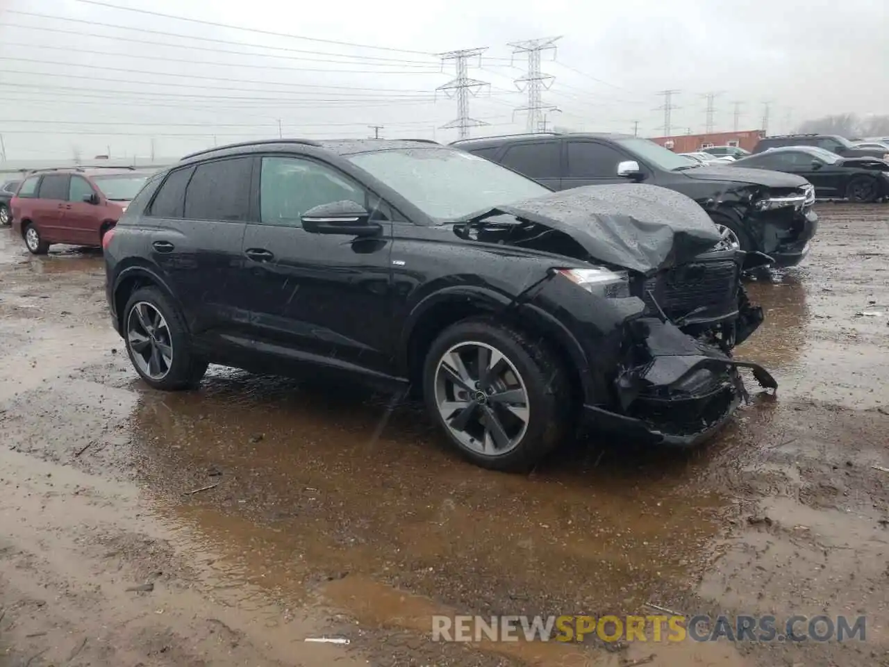 4 Photograph of a damaged car WA1L2BFZ3PP003429 AUDI Q4 E-TRON 2023