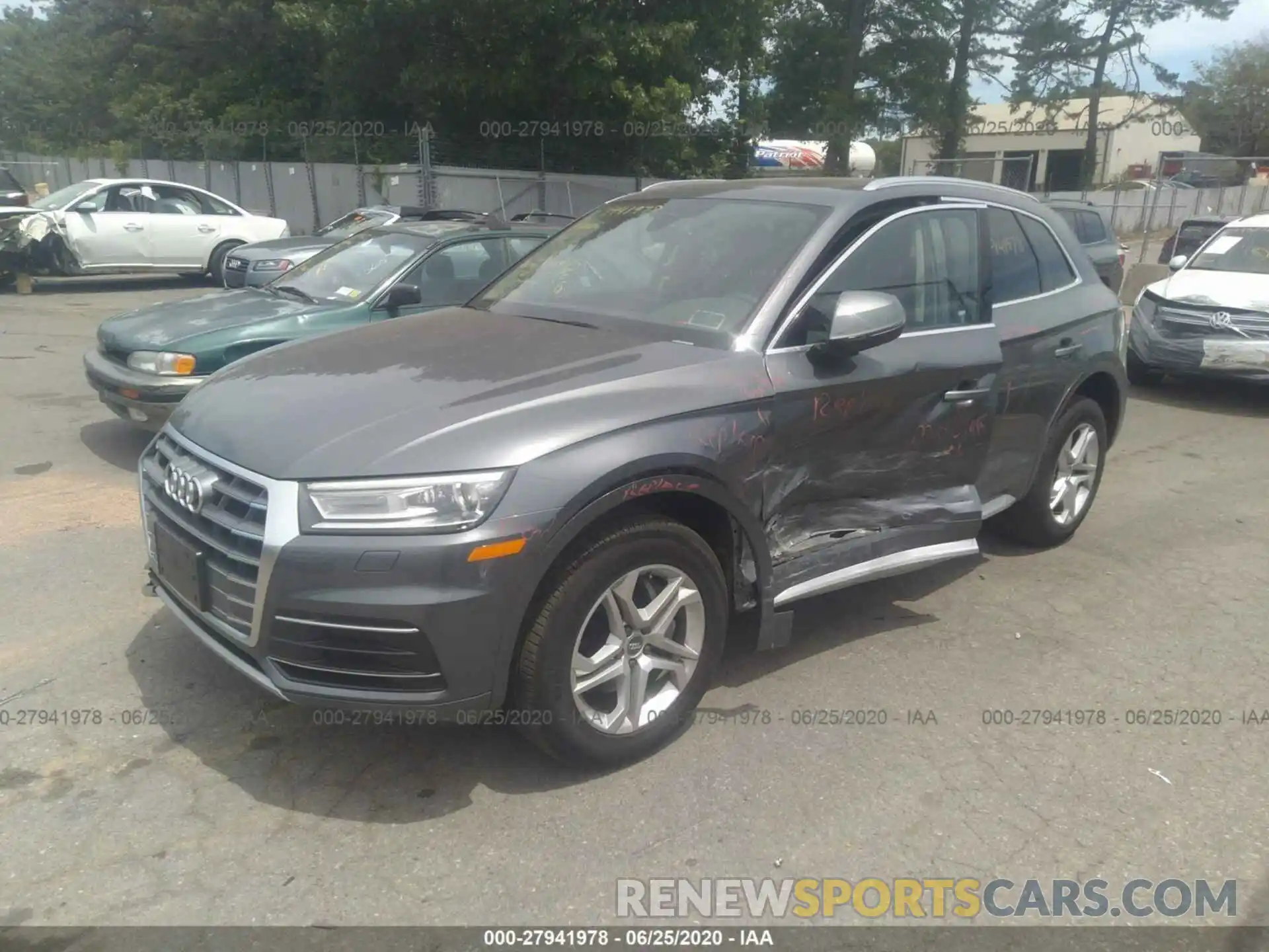 2 Photograph of a damaged car WA1ANAFY0K2052867 AUDI Q5 2019