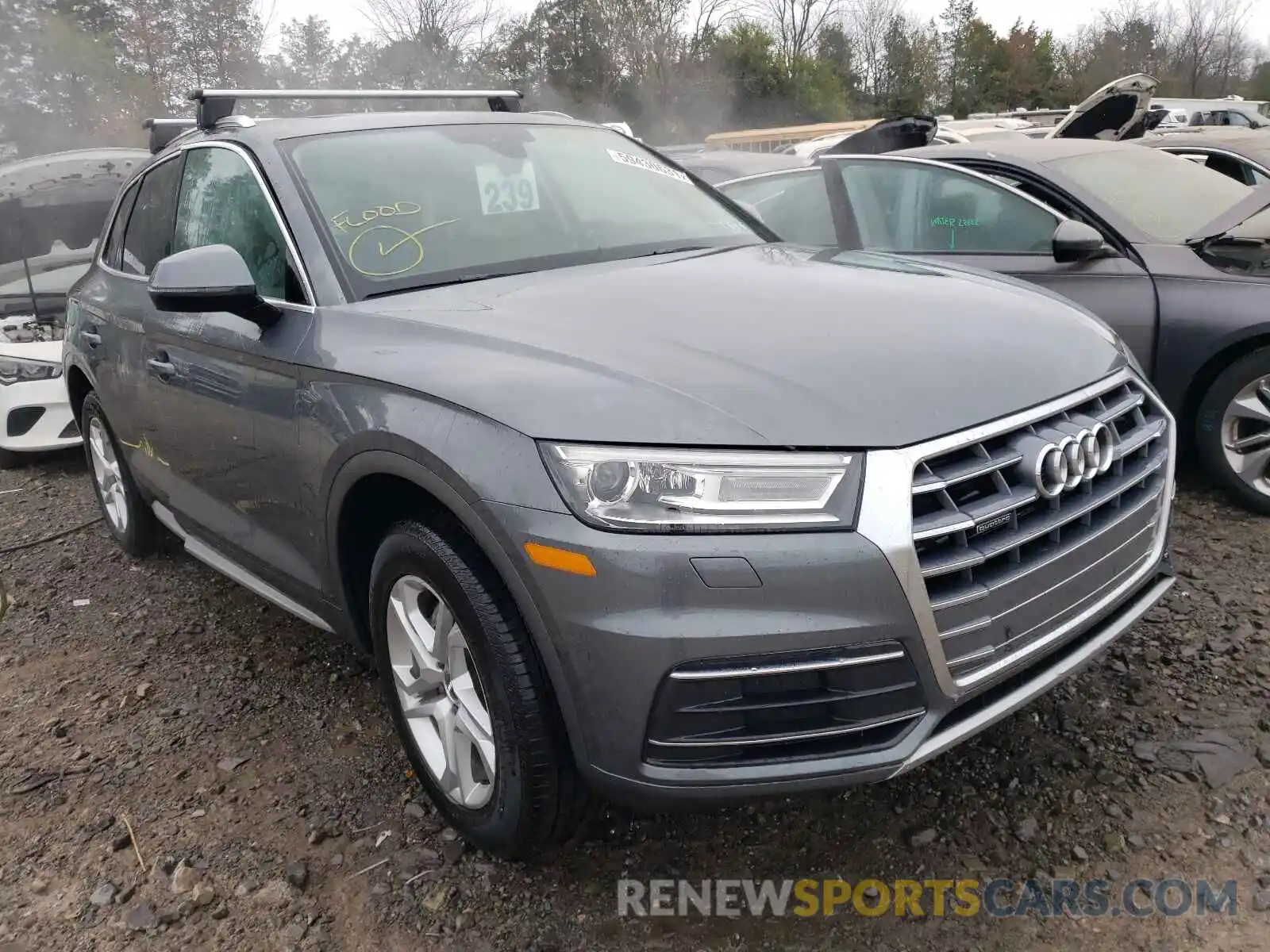 1 Photograph of a damaged car WA1ANAFY0K2053579 AUDI Q5 2019