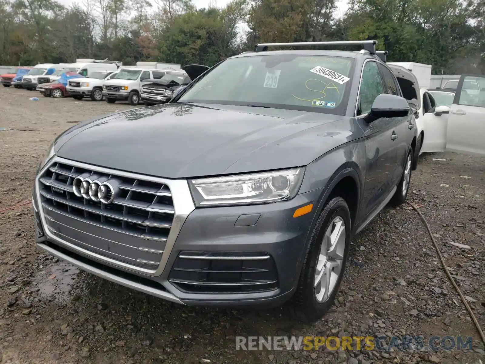 2 Photograph of a damaged car WA1ANAFY0K2053579 AUDI Q5 2019