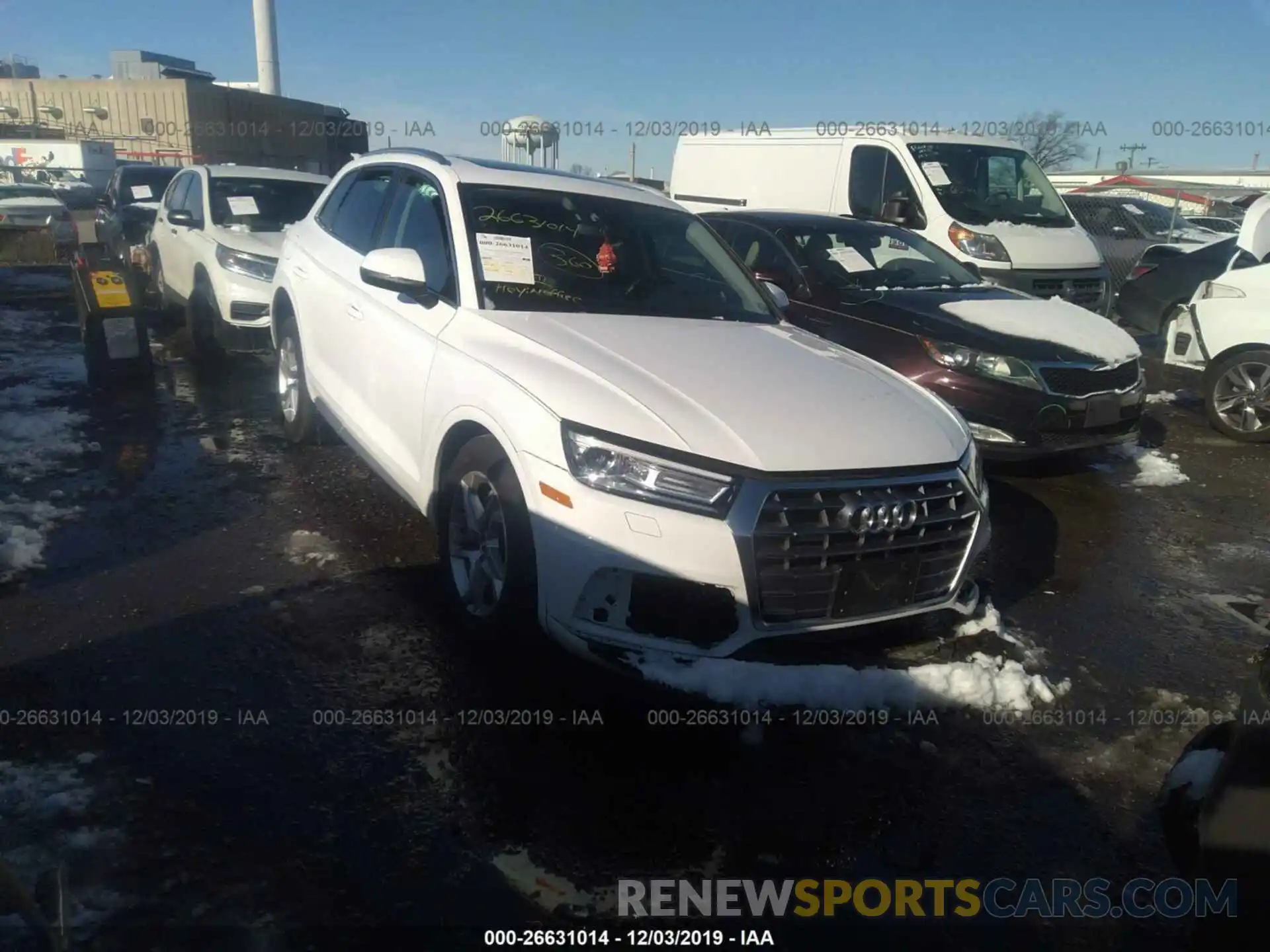 1 Фотография поврежденного автомобиля WA1ANAFY0K2055073 AUDI Q5 2019