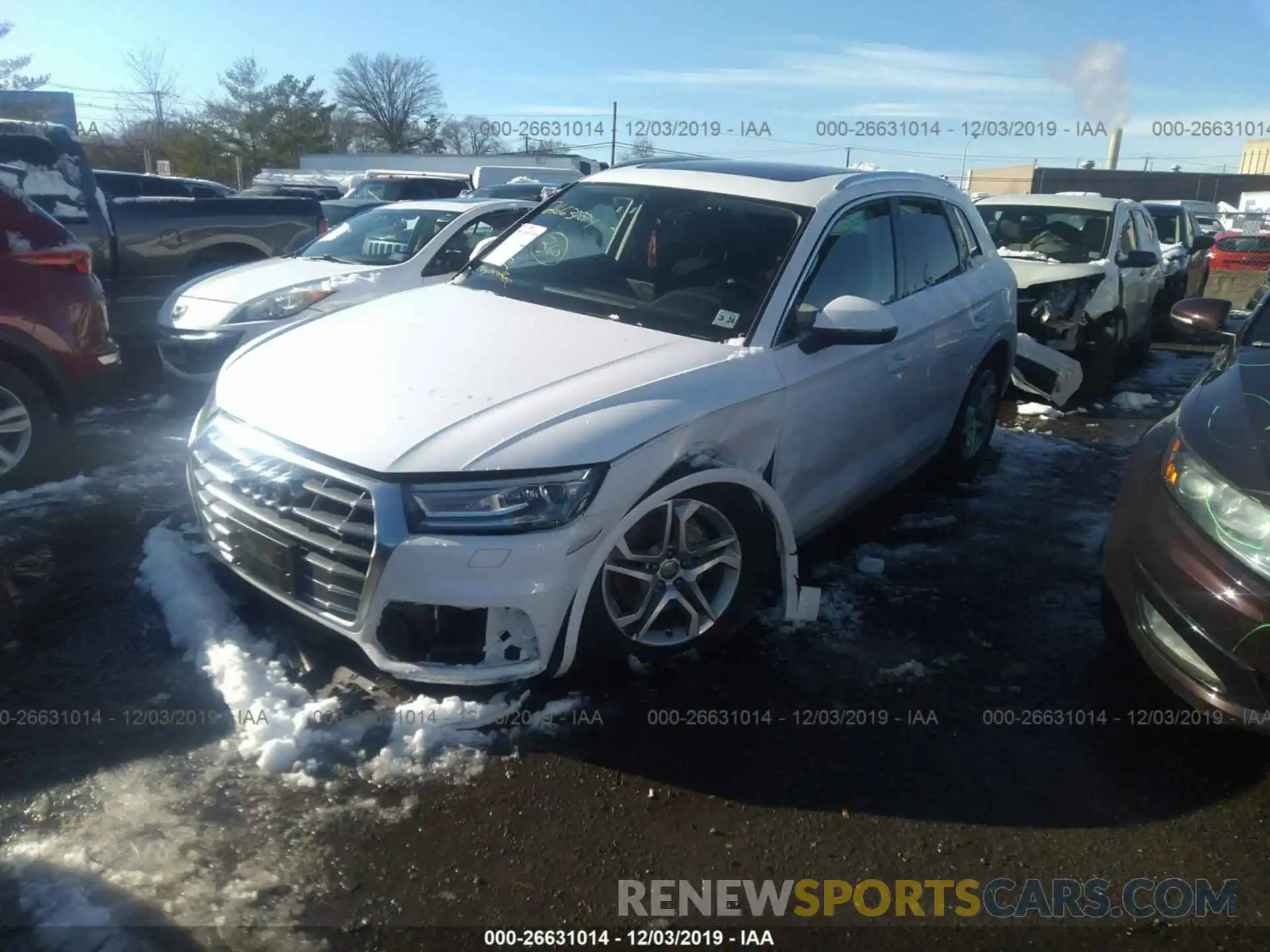 6 Photograph of a damaged car WA1ANAFY0K2055073 AUDI Q5 2019