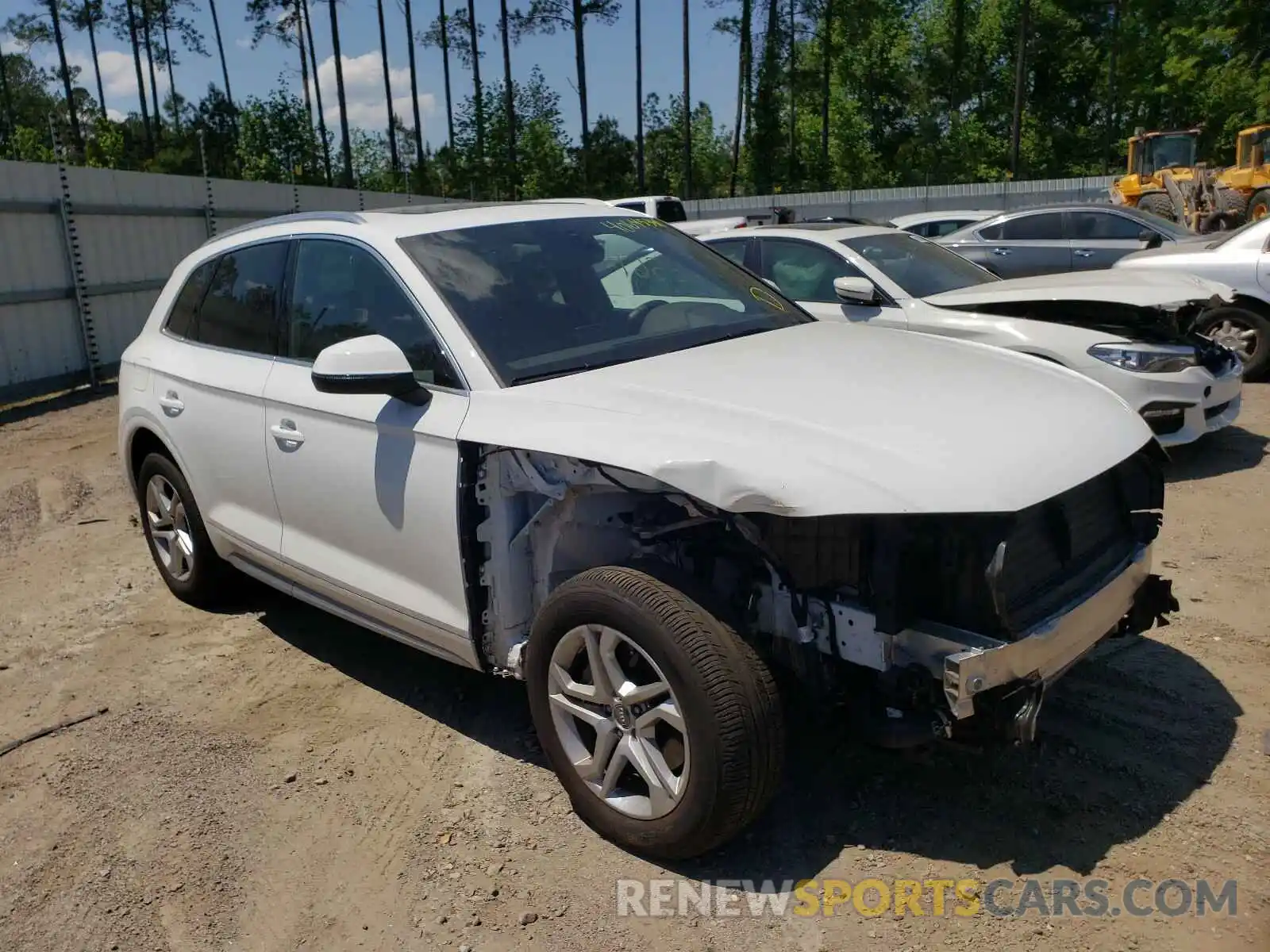 1 Photograph of a damaged car WA1ANAFY0K2060273 AUDI Q5 2019