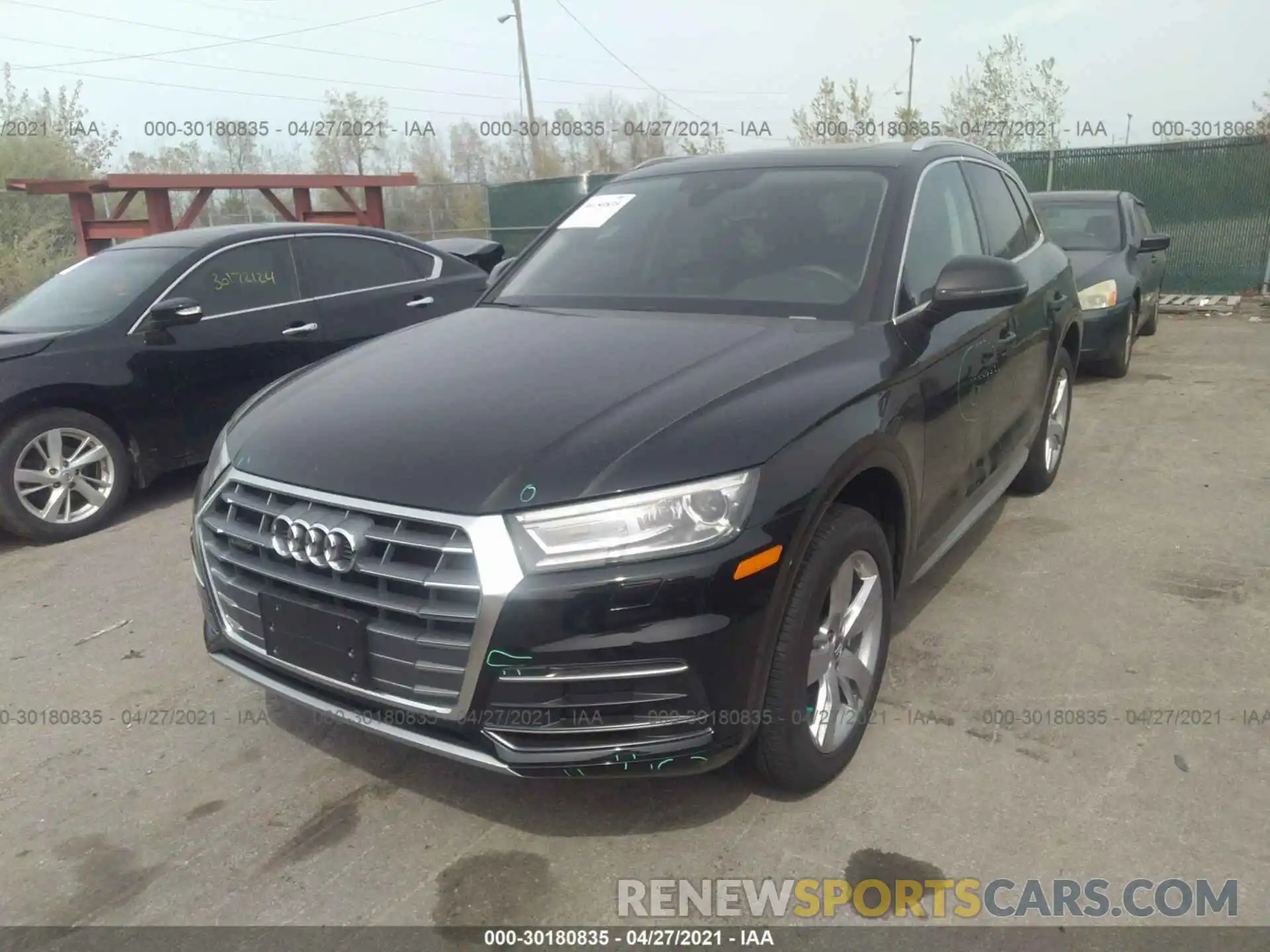 2 Photograph of a damaged car WA1ANAFY0K2086999 AUDI Q5 2019