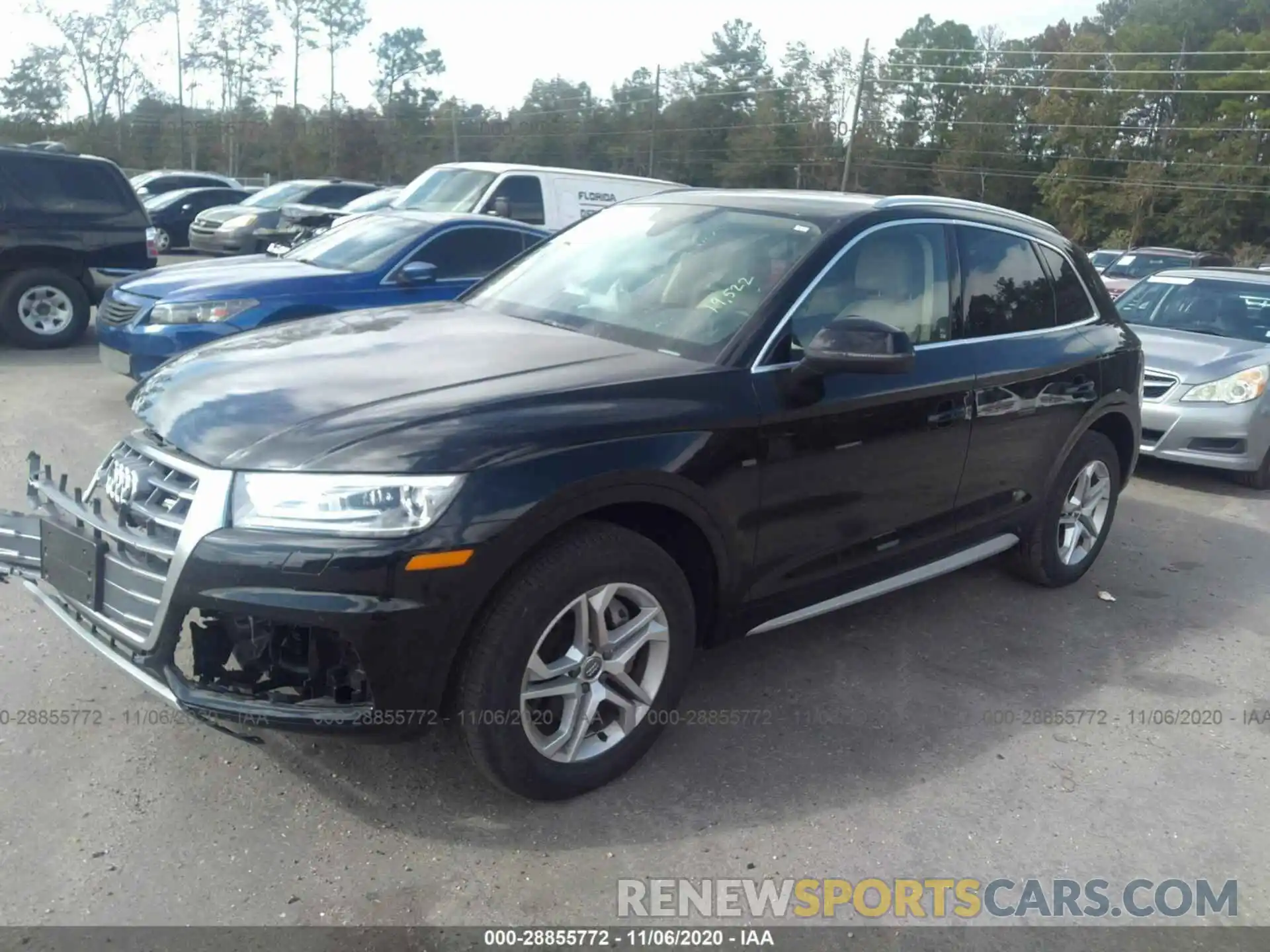 2 Photograph of a damaged car WA1ANAFY0K2110914 AUDI Q5 2019