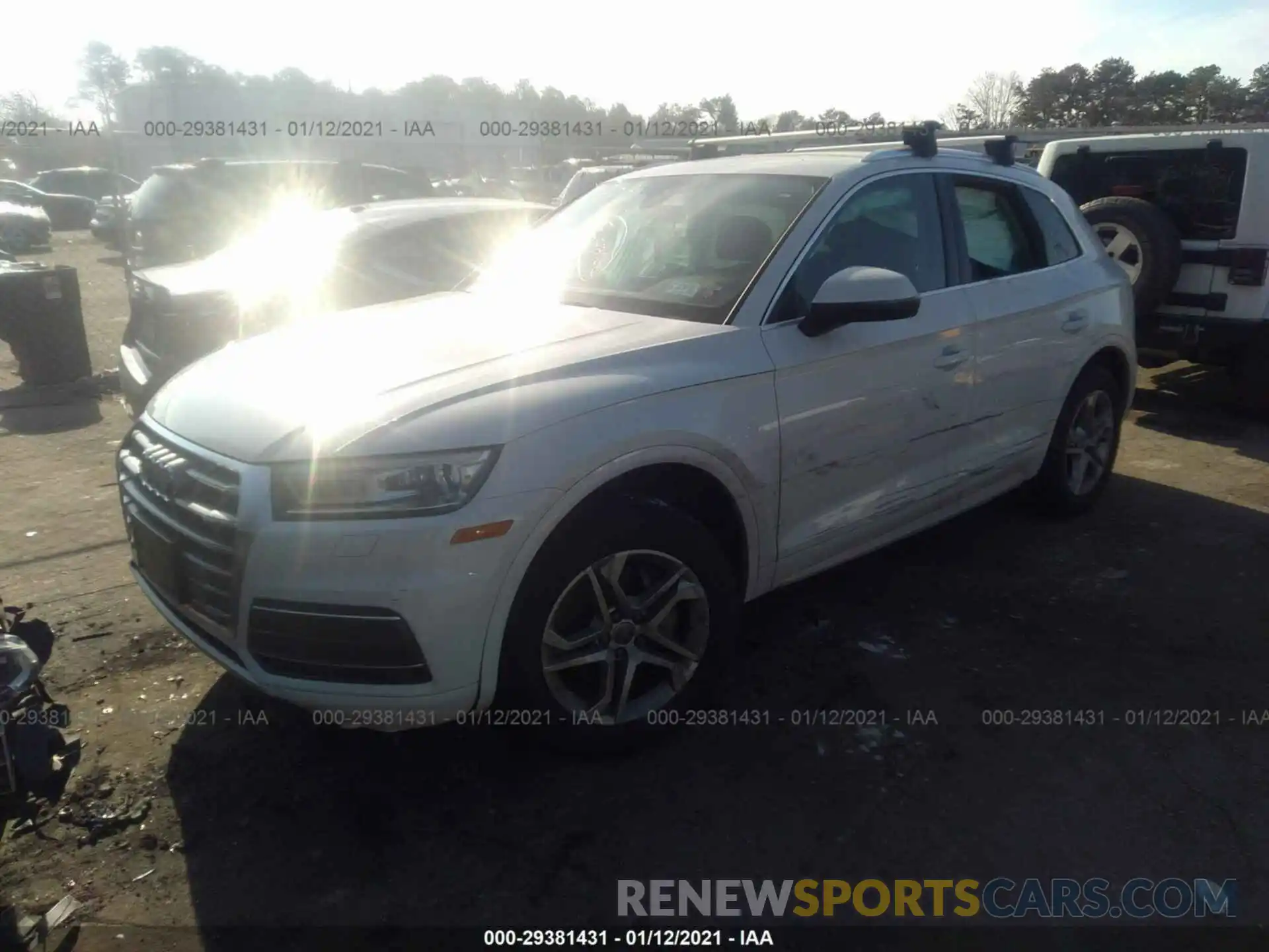 2 Фотография поврежденного автомобиля WA1ANAFY0K2118351 AUDI Q5 2019