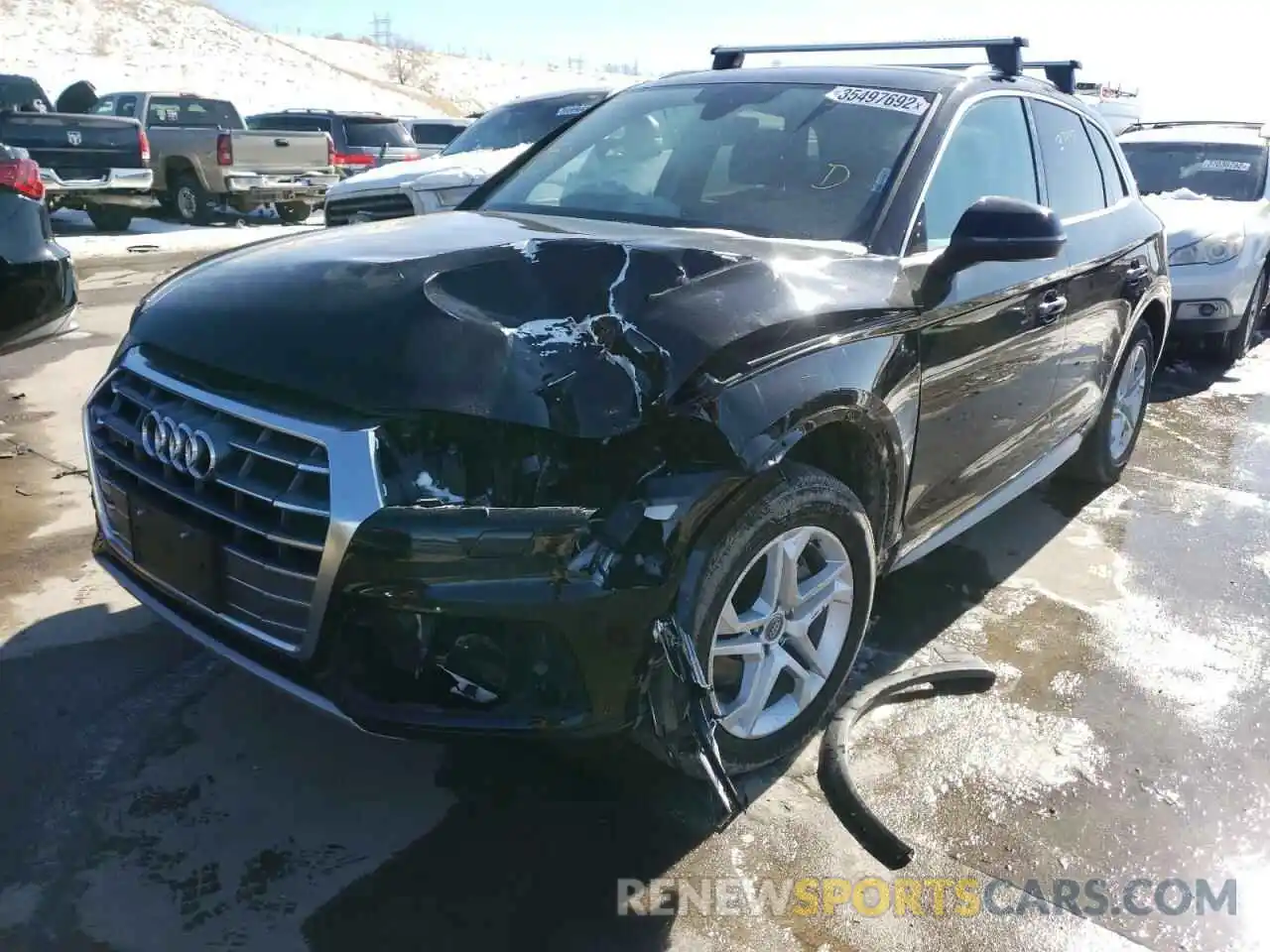 2 Фотография поврежденного автомобиля WA1ANAFY0K2121847 AUDI Q5 2019