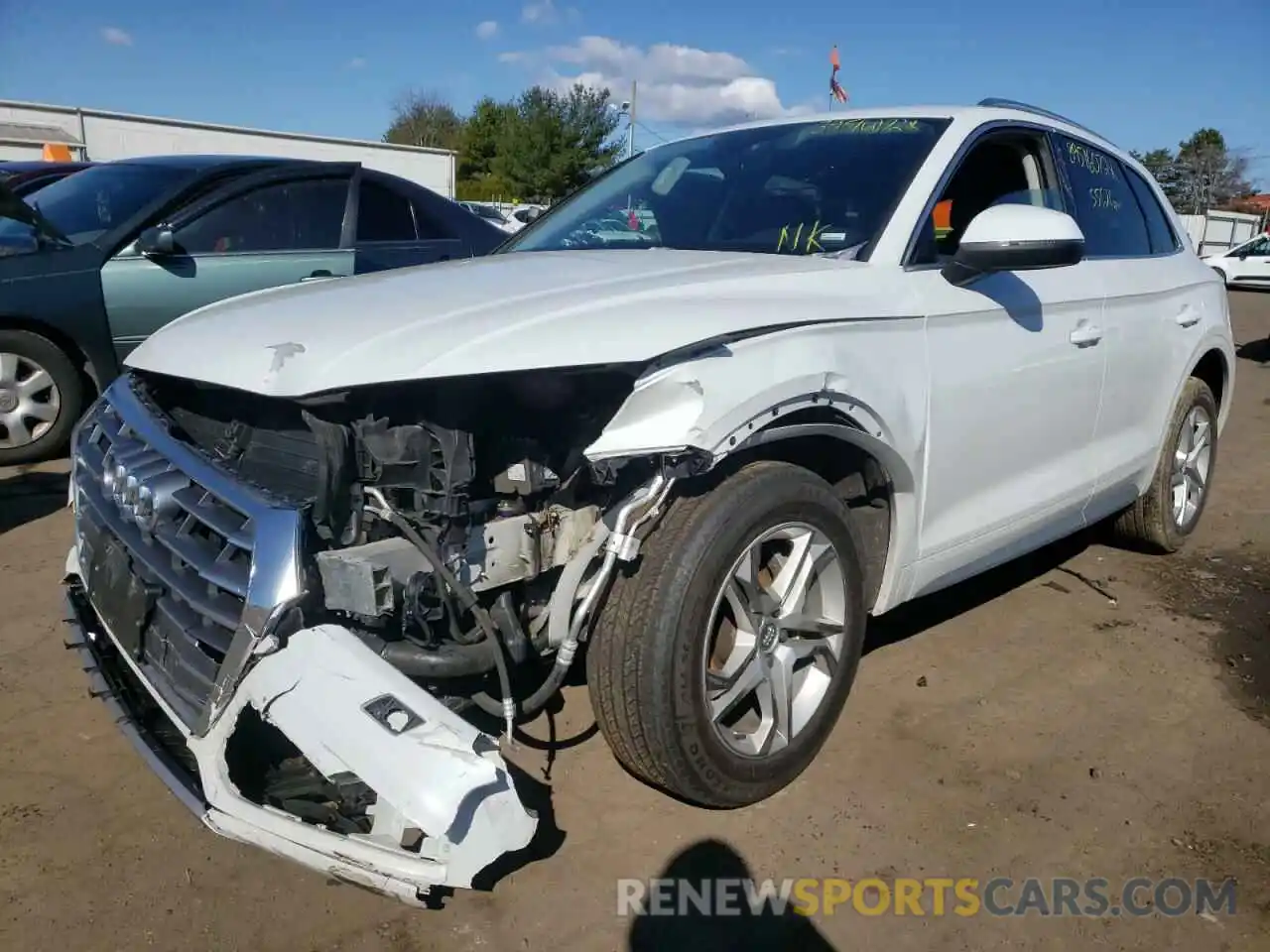 2 Фотография поврежденного автомобиля WA1ANAFY0K2127065 AUDI Q5 2019