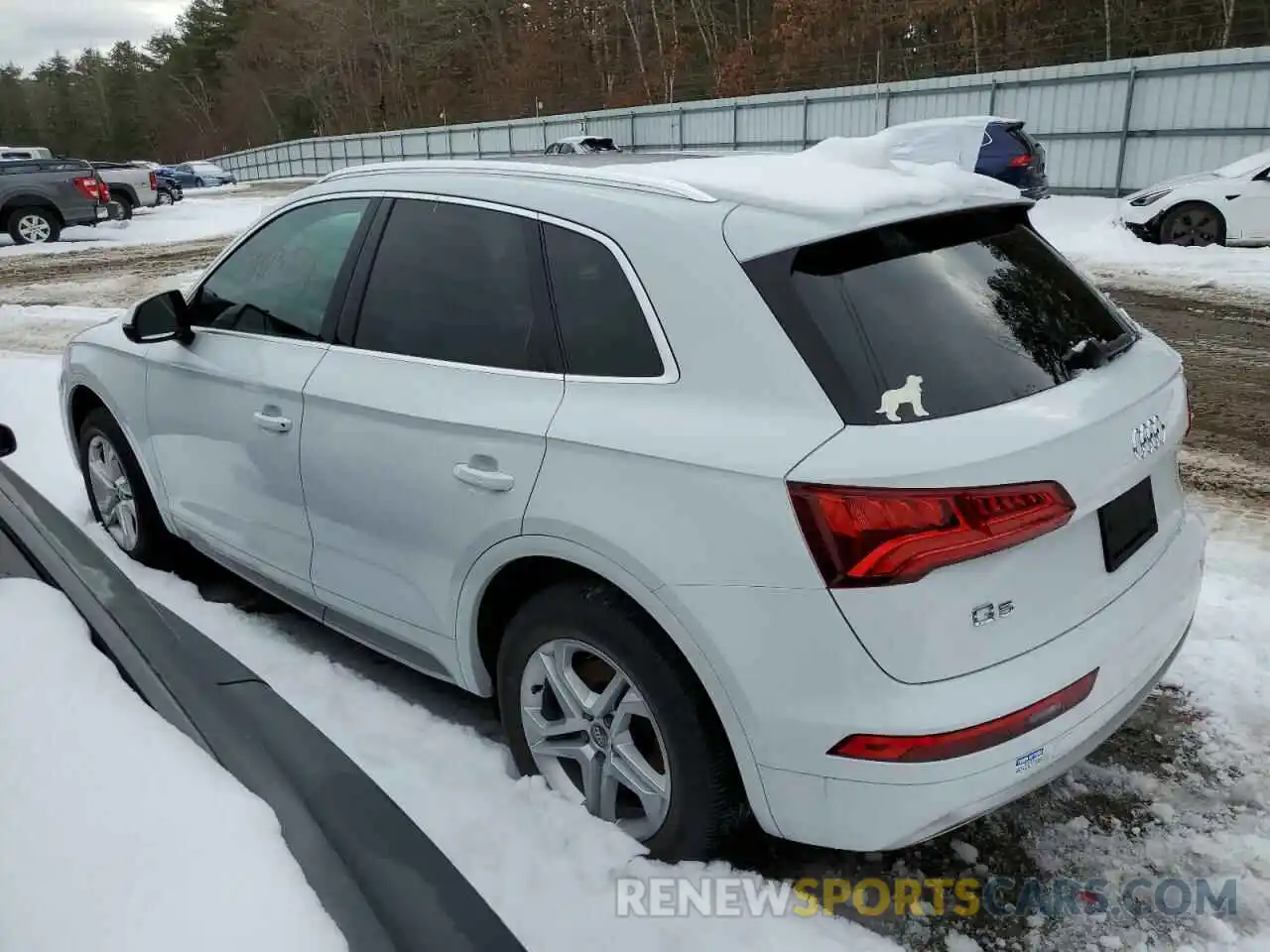 2 Фотография поврежденного автомобиля WA1ANAFY0K2130080 AUDI Q5 2019