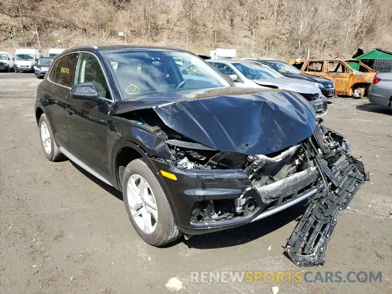 1 Photograph of a damaged car WA1ANAFY1K2035348 AUDI Q5 2019