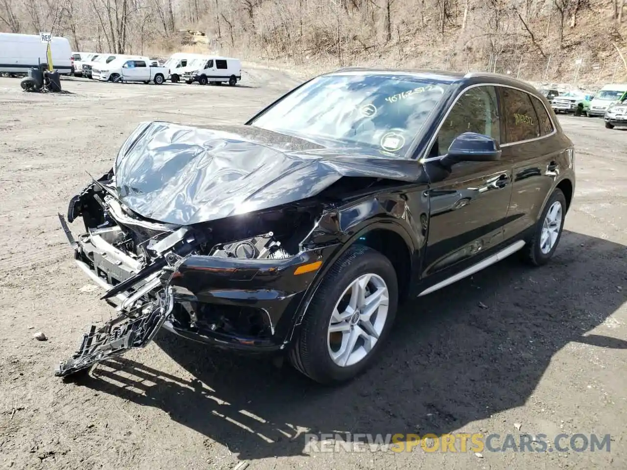 2 Photograph of a damaged car WA1ANAFY1K2035348 AUDI Q5 2019