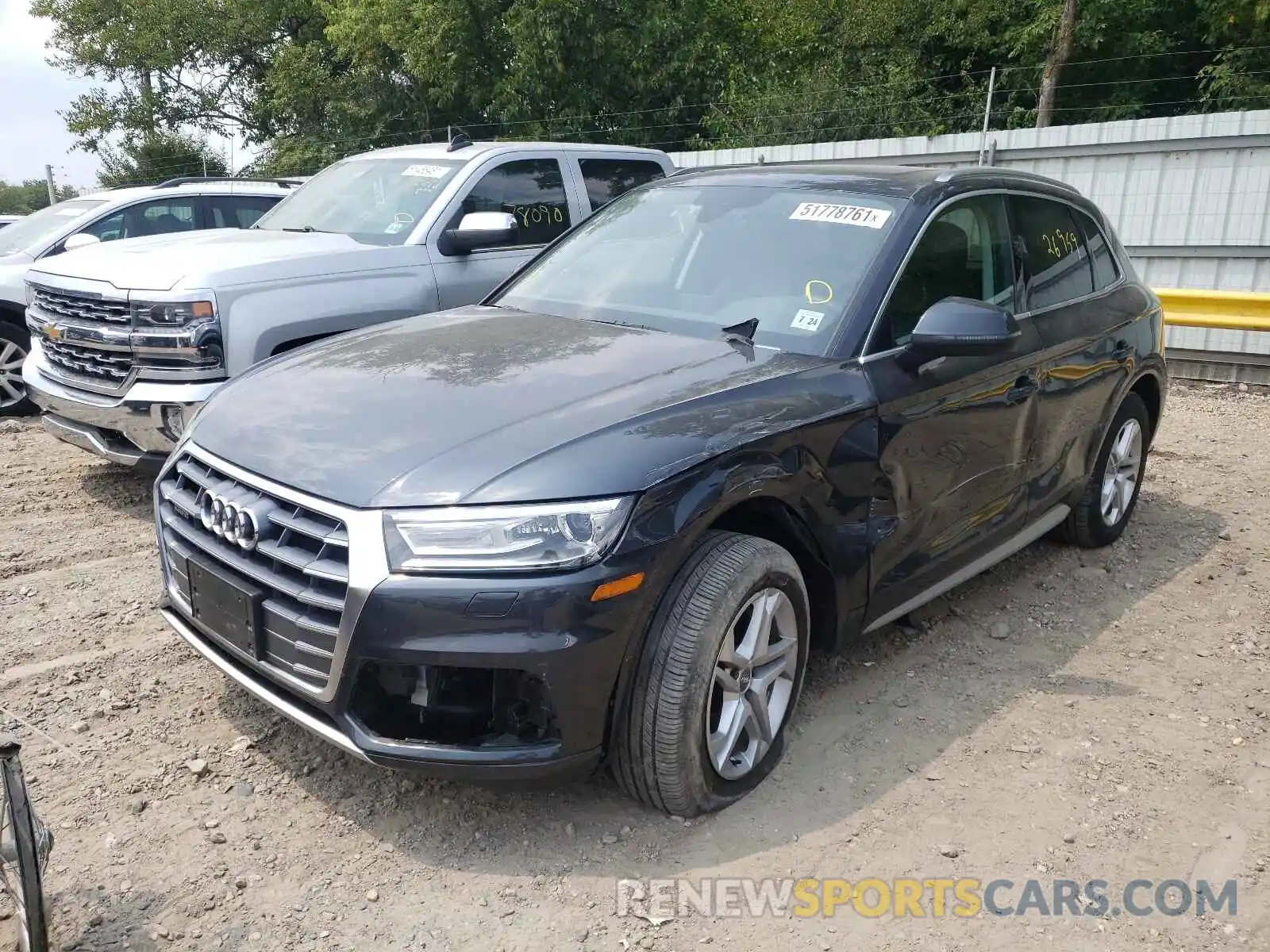 2 Photograph of a damaged car WA1ANAFY1K2052571 AUDI Q5 2019