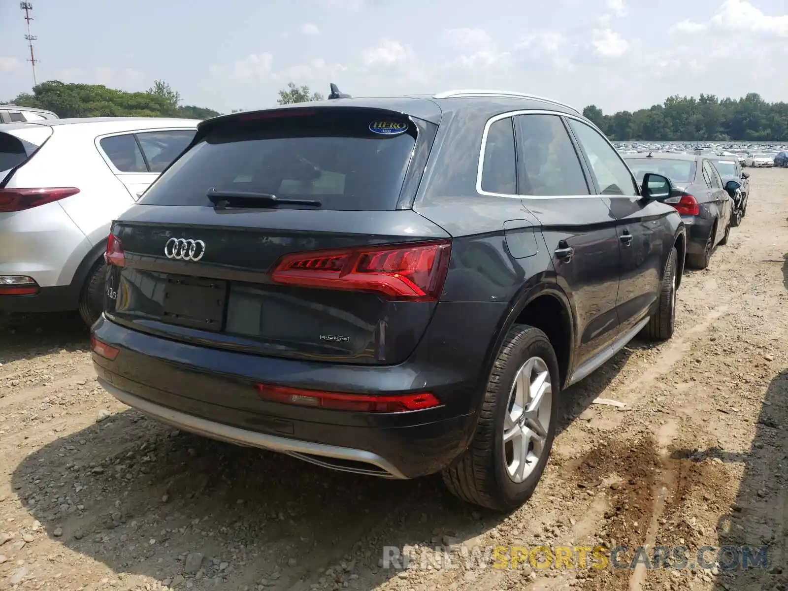 4 Фотография поврежденного автомобиля WA1ANAFY1K2052571 AUDI Q5 2019