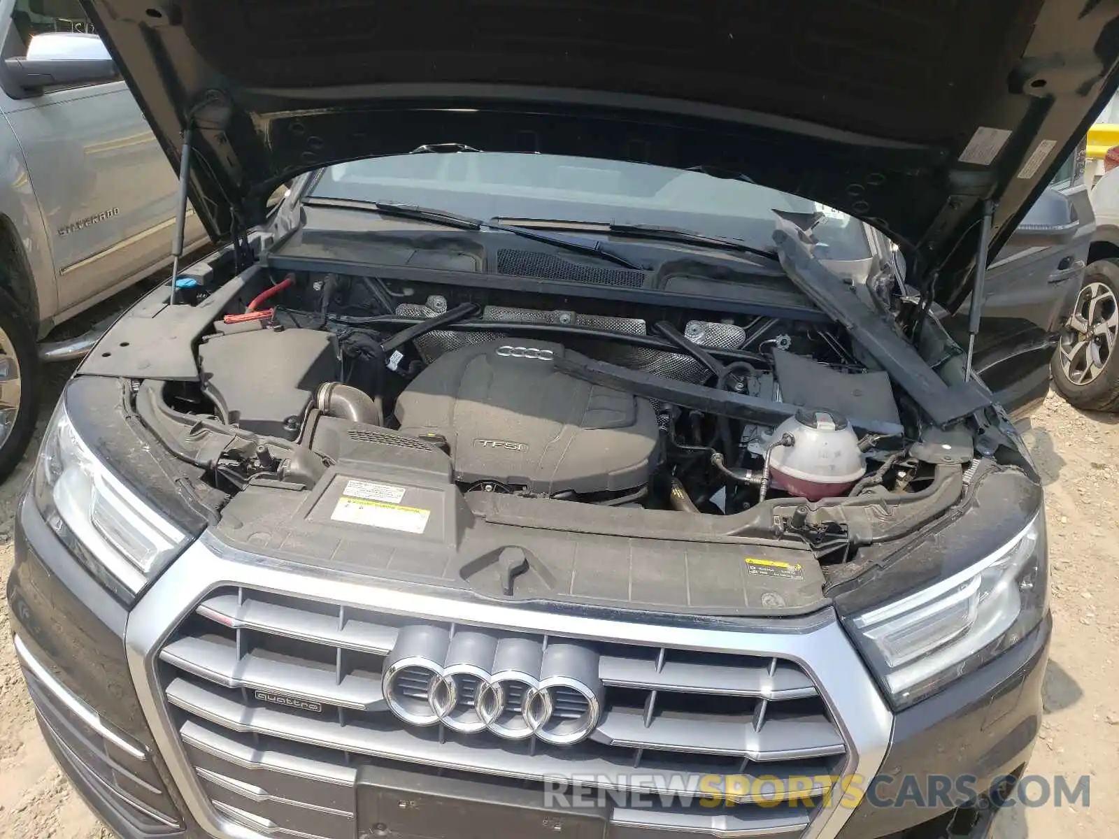 7 Фотография поврежденного автомобиля WA1ANAFY1K2052571 AUDI Q5 2019