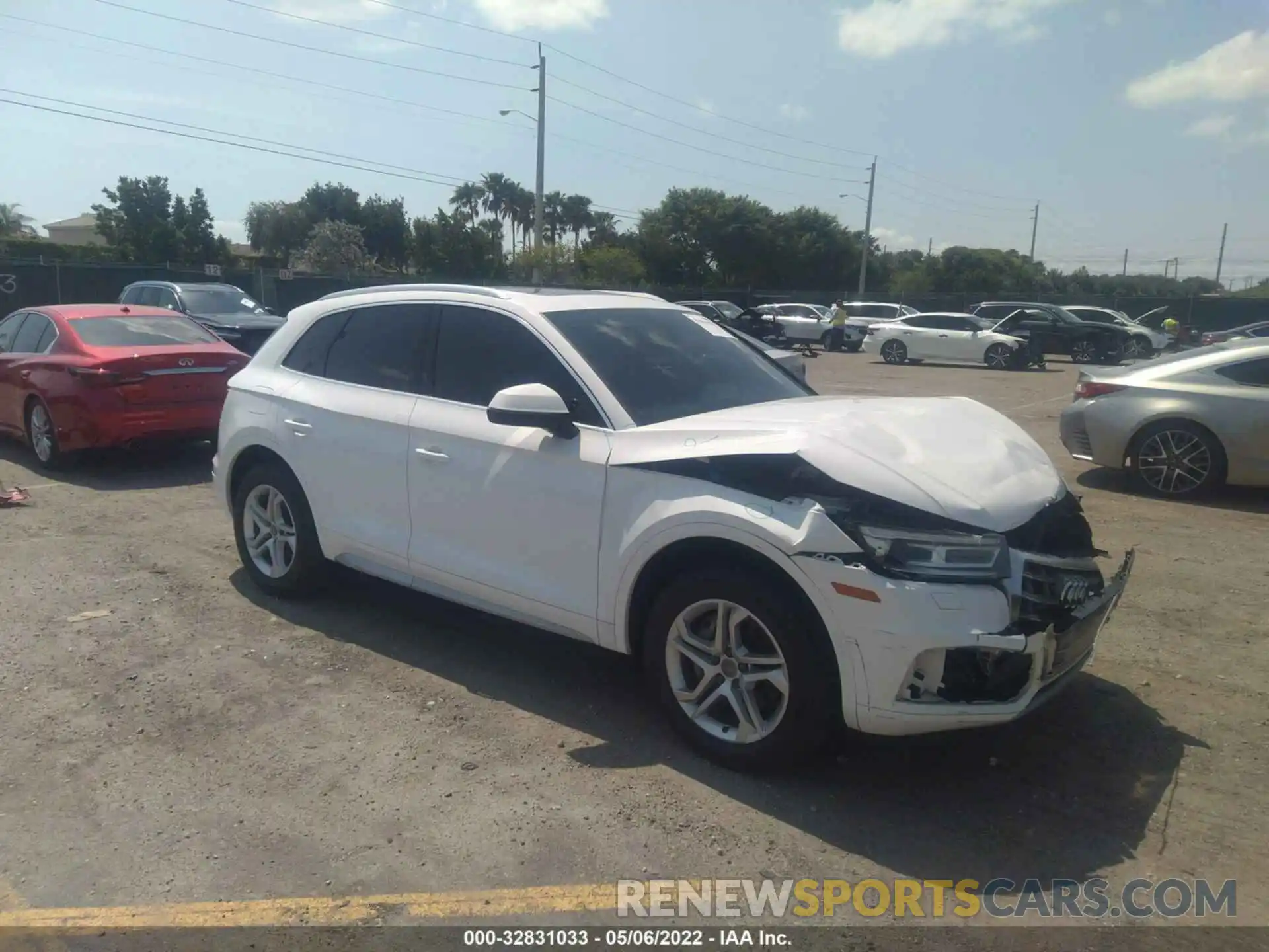 1 Photograph of a damaged car WA1ANAFY1K2055101 AUDI Q5 2019