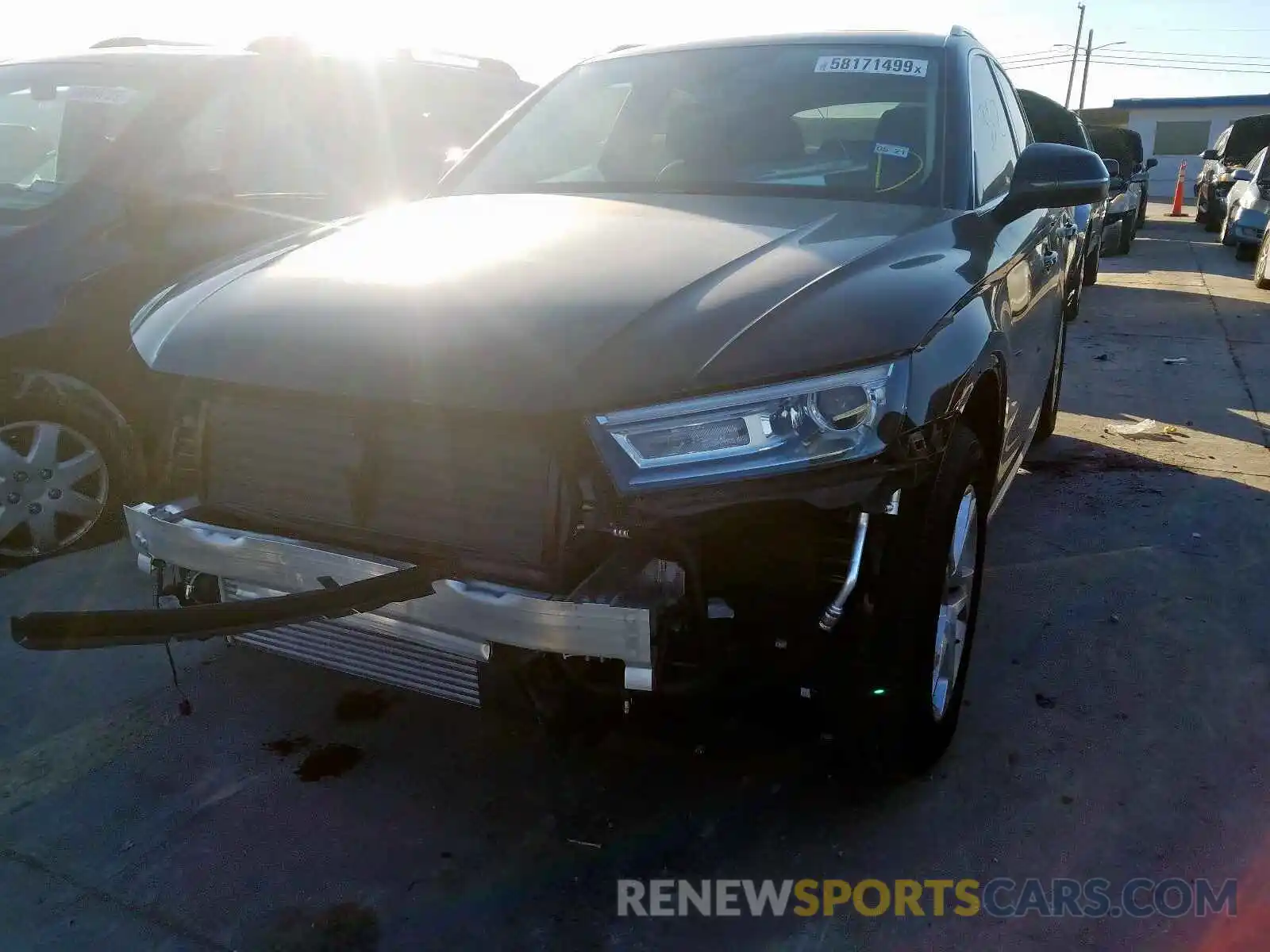 2 Photograph of a damaged car WA1ANAFY1K2056751 AUDI Q5 2019