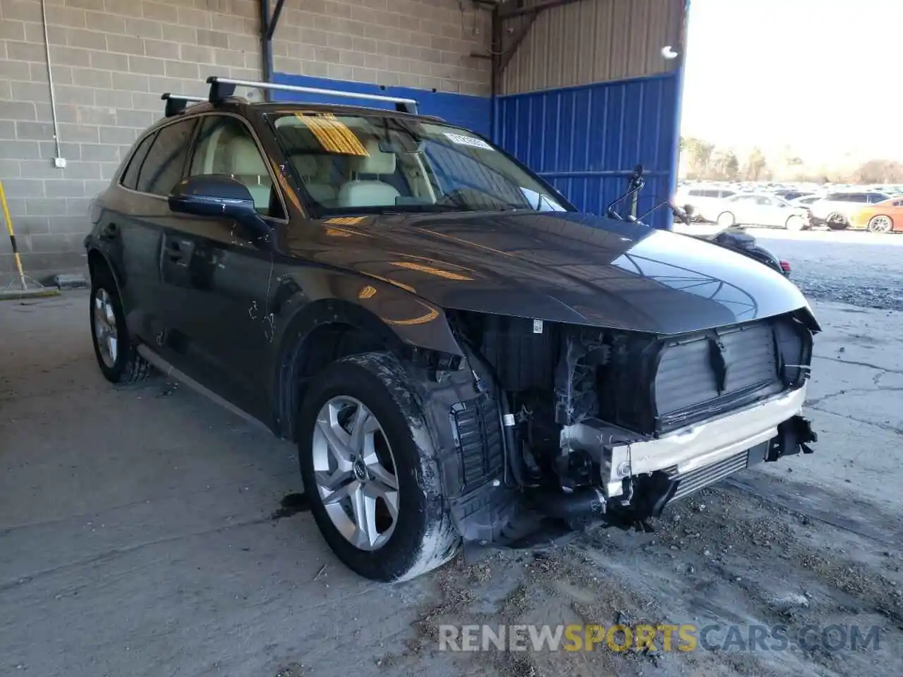 1 Photograph of a damaged car WA1ANAFY1K2109285 AUDI Q5 2019