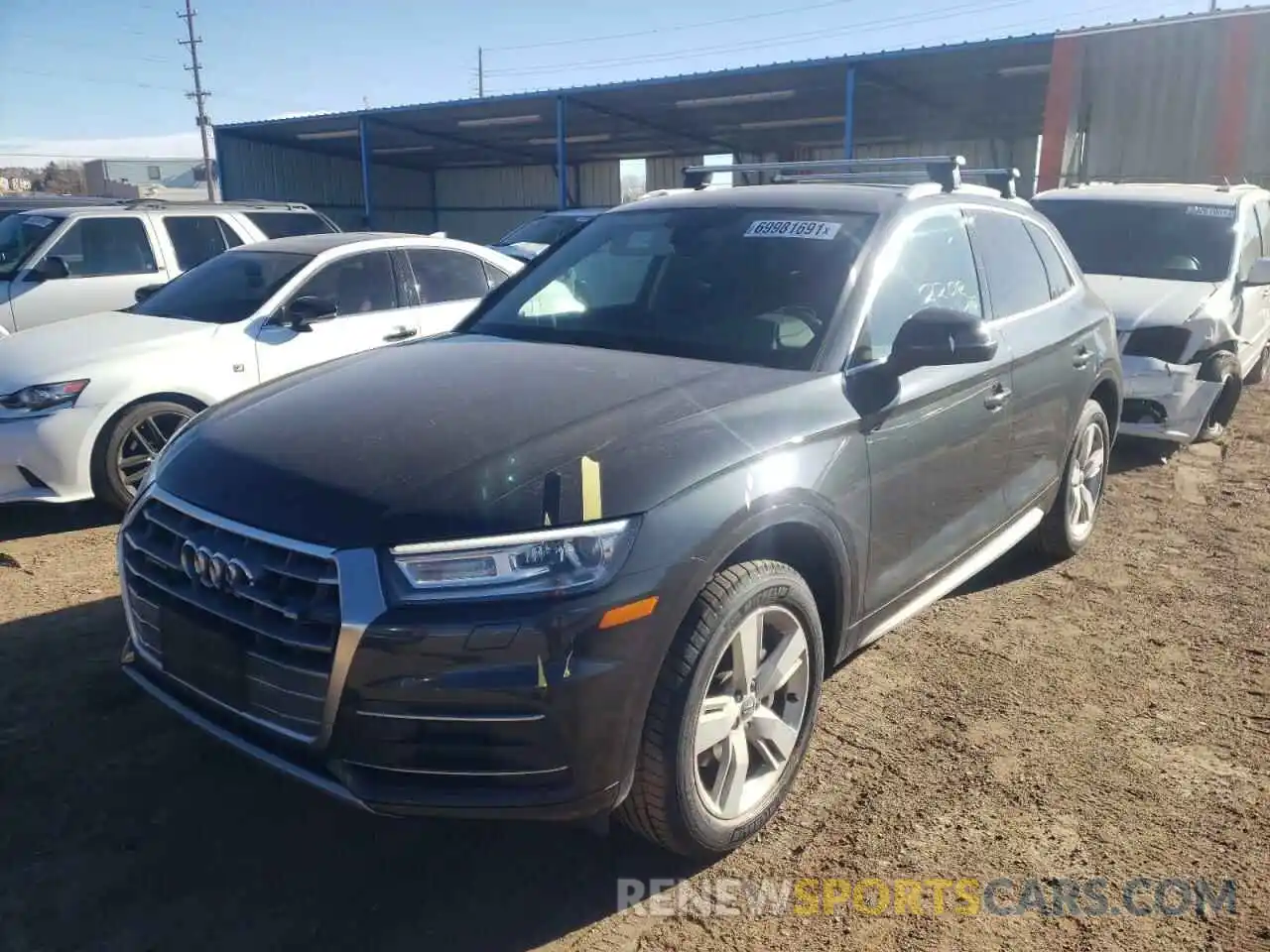 2 Фотография поврежденного автомобиля WA1ANAFY1K2116222 AUDI Q5 2019