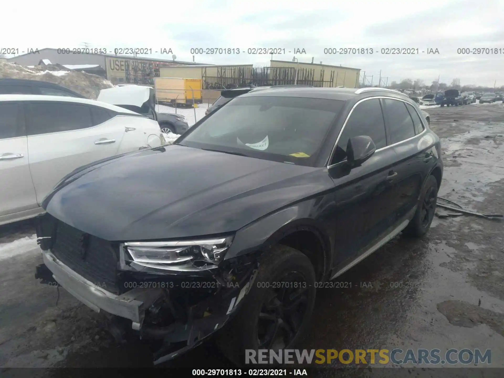 2 Фотография поврежденного автомобиля WA1ANAFY1K2116477 AUDI Q5 2019