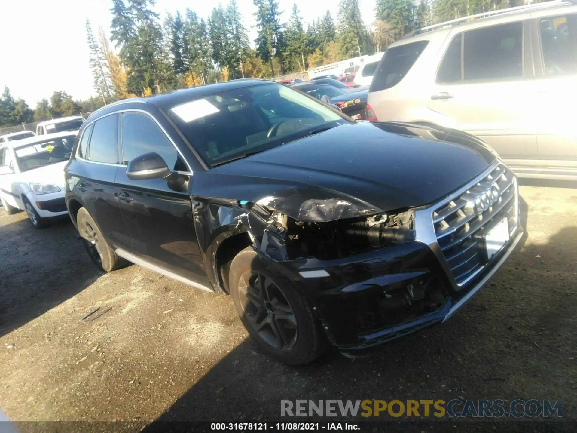 1 Photograph of a damaged car WA1ANAFY1K2120674 AUDI Q5 2019