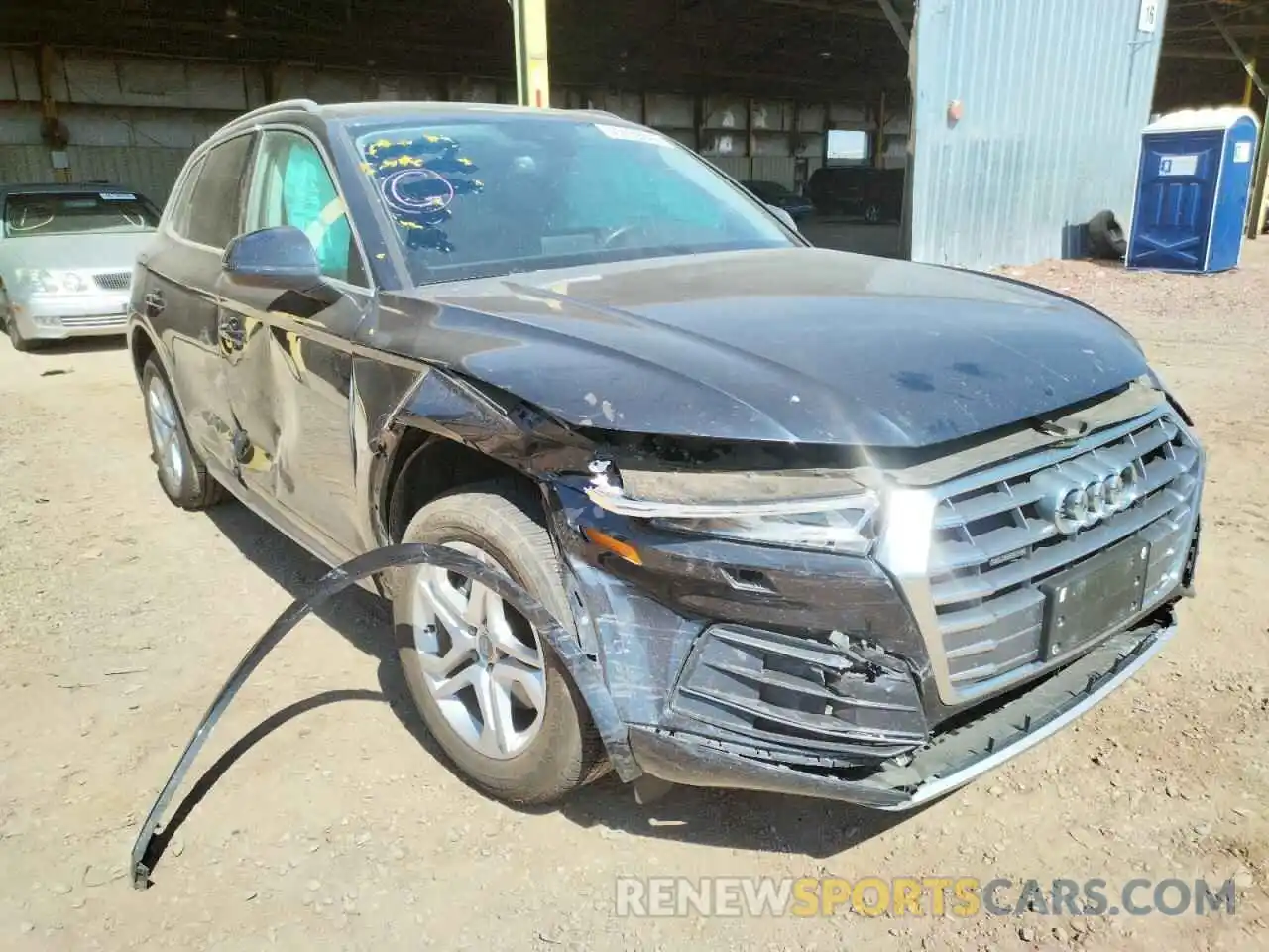 1 Photograph of a damaged car WA1ANAFY1K2123977 AUDI Q5 2019