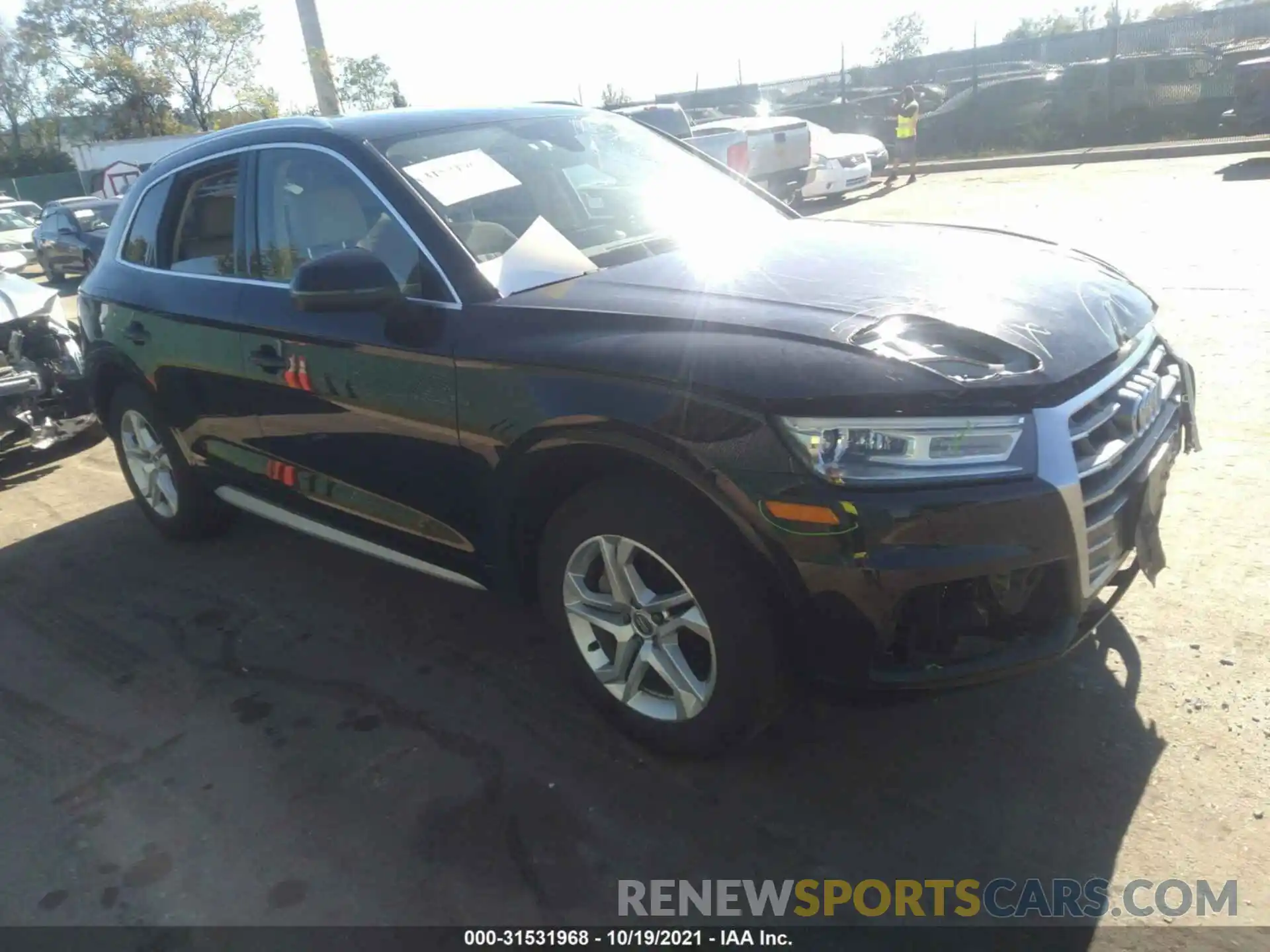 1 Фотография поврежденного автомобиля WA1ANAFY1K2125776 AUDI Q5 2019