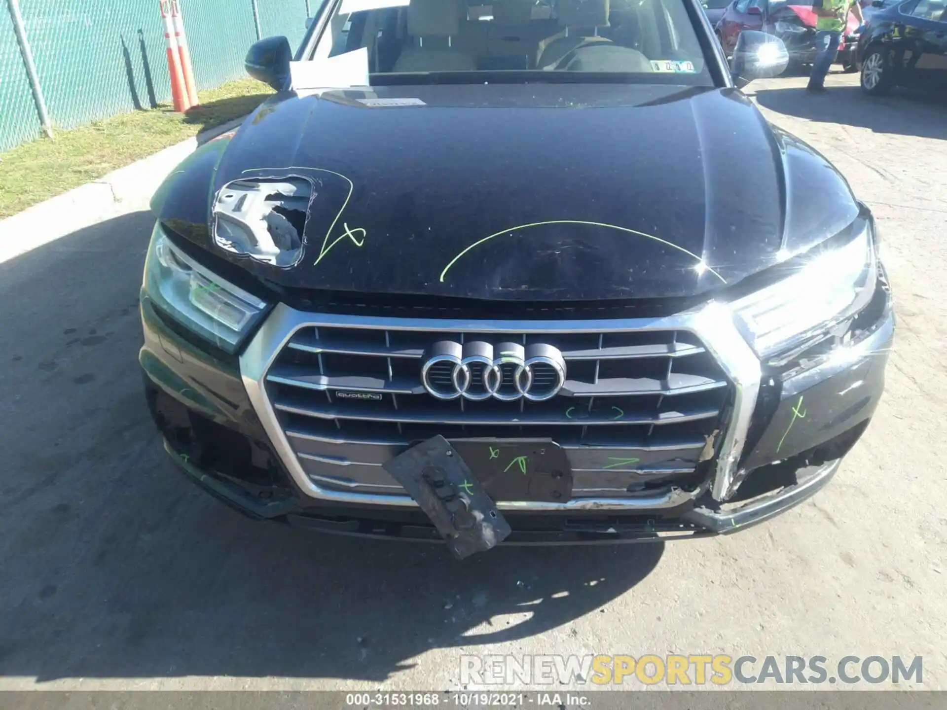 6 Photograph of a damaged car WA1ANAFY1K2125776 AUDI Q5 2019