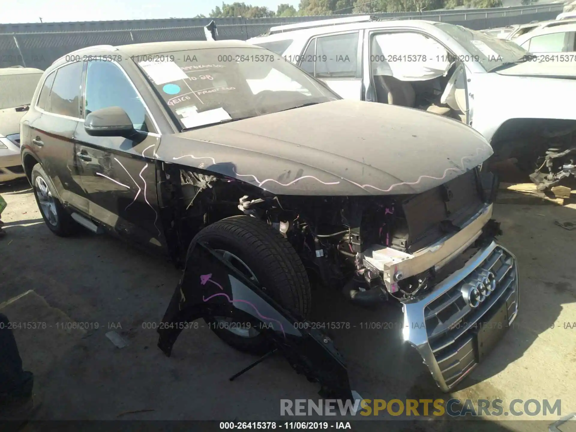 1 Photograph of a damaged car WA1ANAFY1K2132713 AUDI Q5 2019