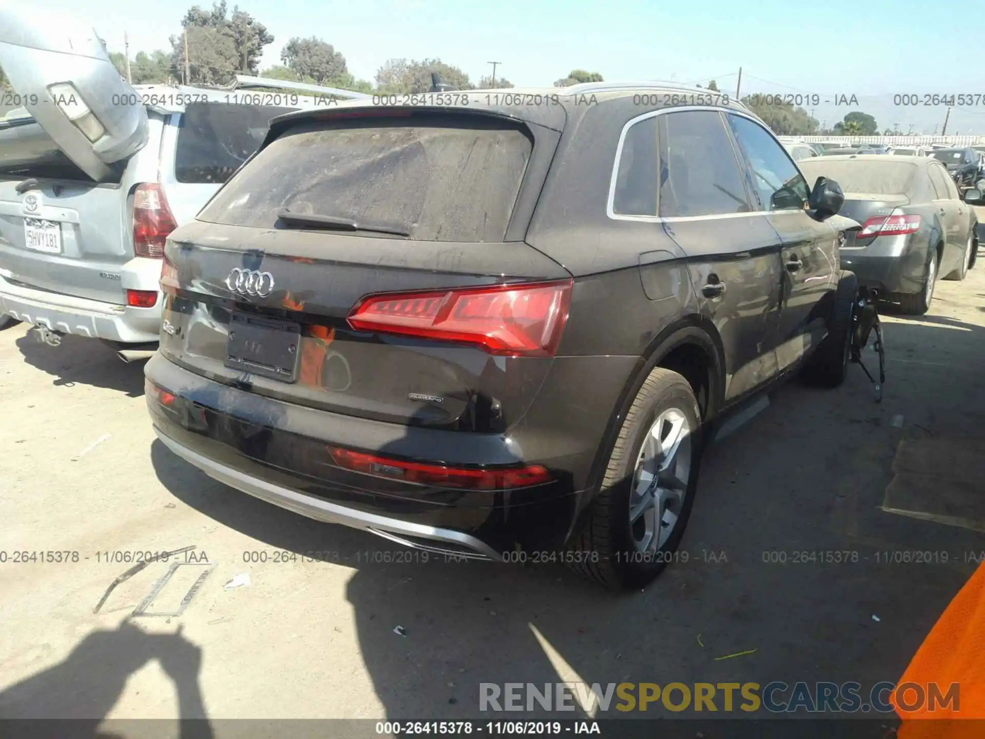 4 Фотография поврежденного автомобиля WA1ANAFY1K2132713 AUDI Q5 2019