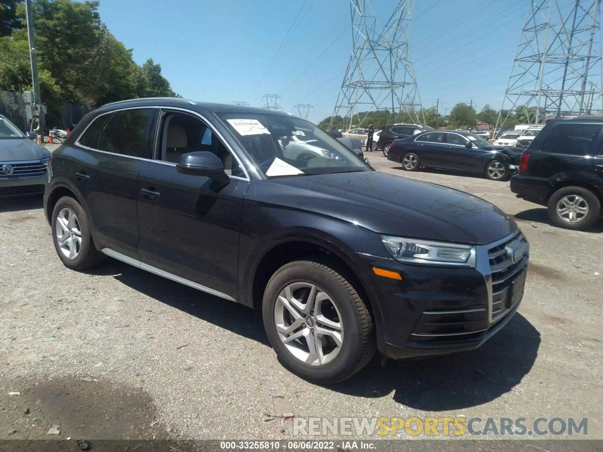 1 Photograph of a damaged car WA1ANAFY2K2036203 AUDI Q5 2019