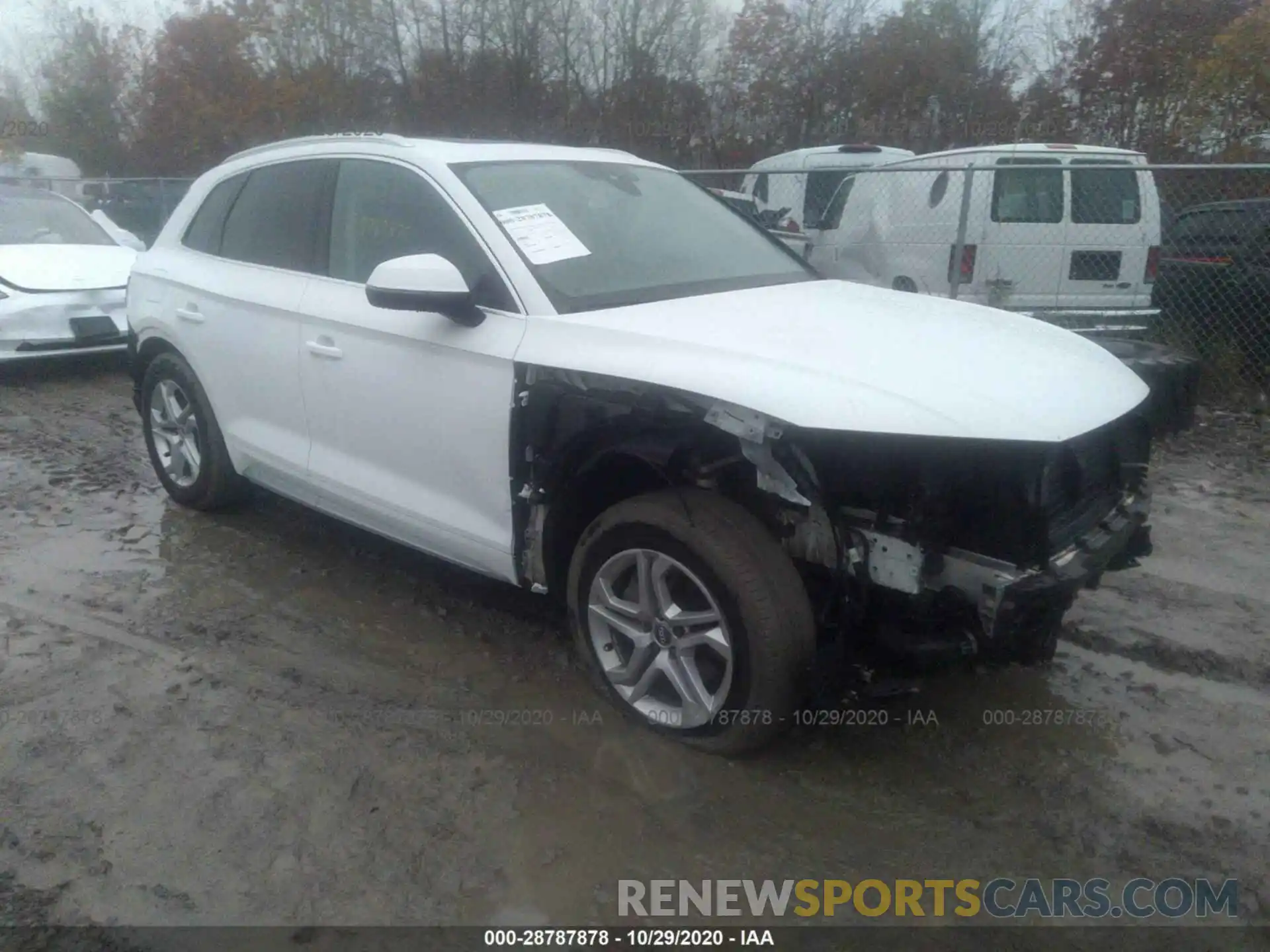 1 Photograph of a damaged car WA1ANAFY2K2045595 AUDI Q5 2019