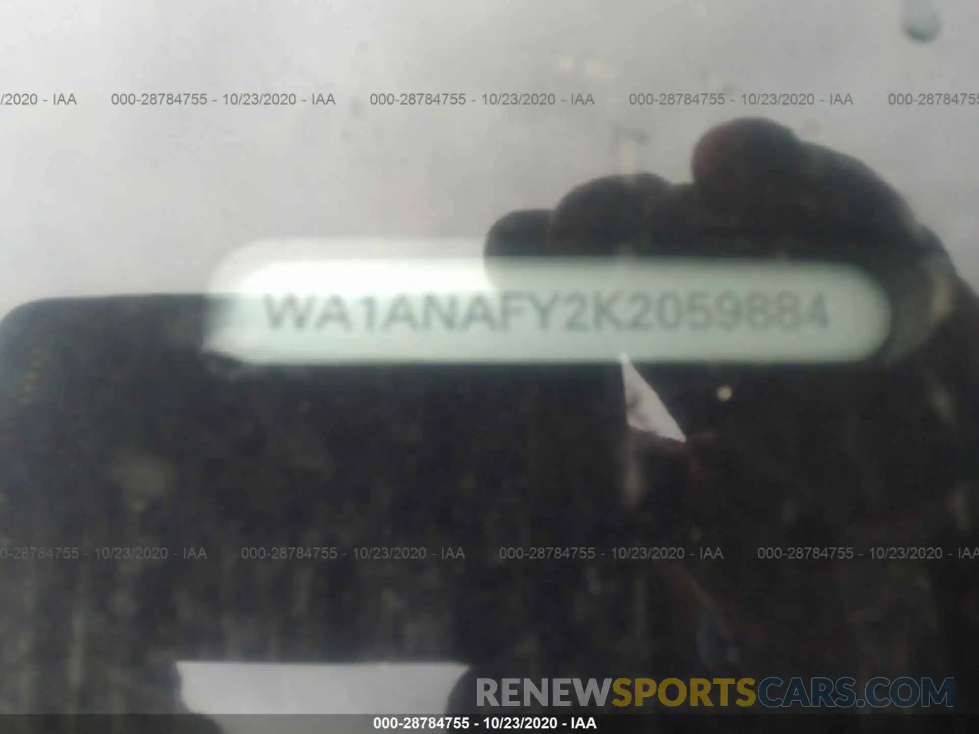 9 Photograph of a damaged car WA1ANAFY2K2059884 AUDI Q5 2019