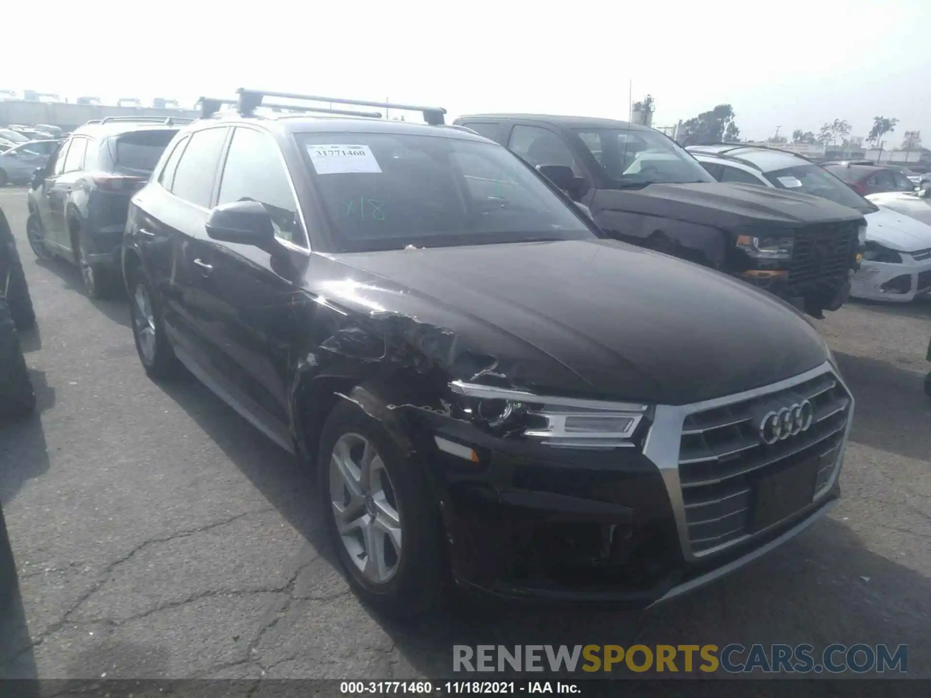 1 Photograph of a damaged car WA1ANAFY2K2061988 AUDI Q5 2019