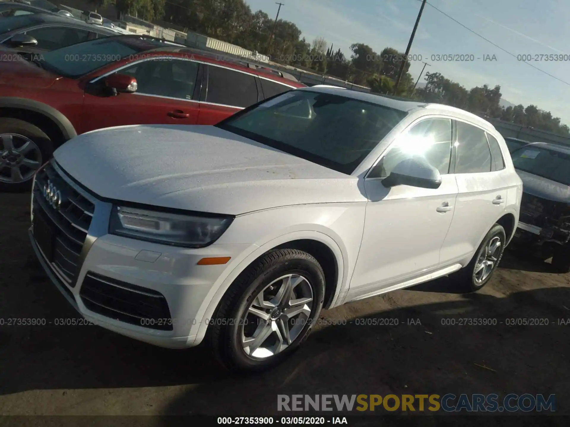 2 Photograph of a damaged car WA1ANAFY2K2067418 AUDI Q5 2019