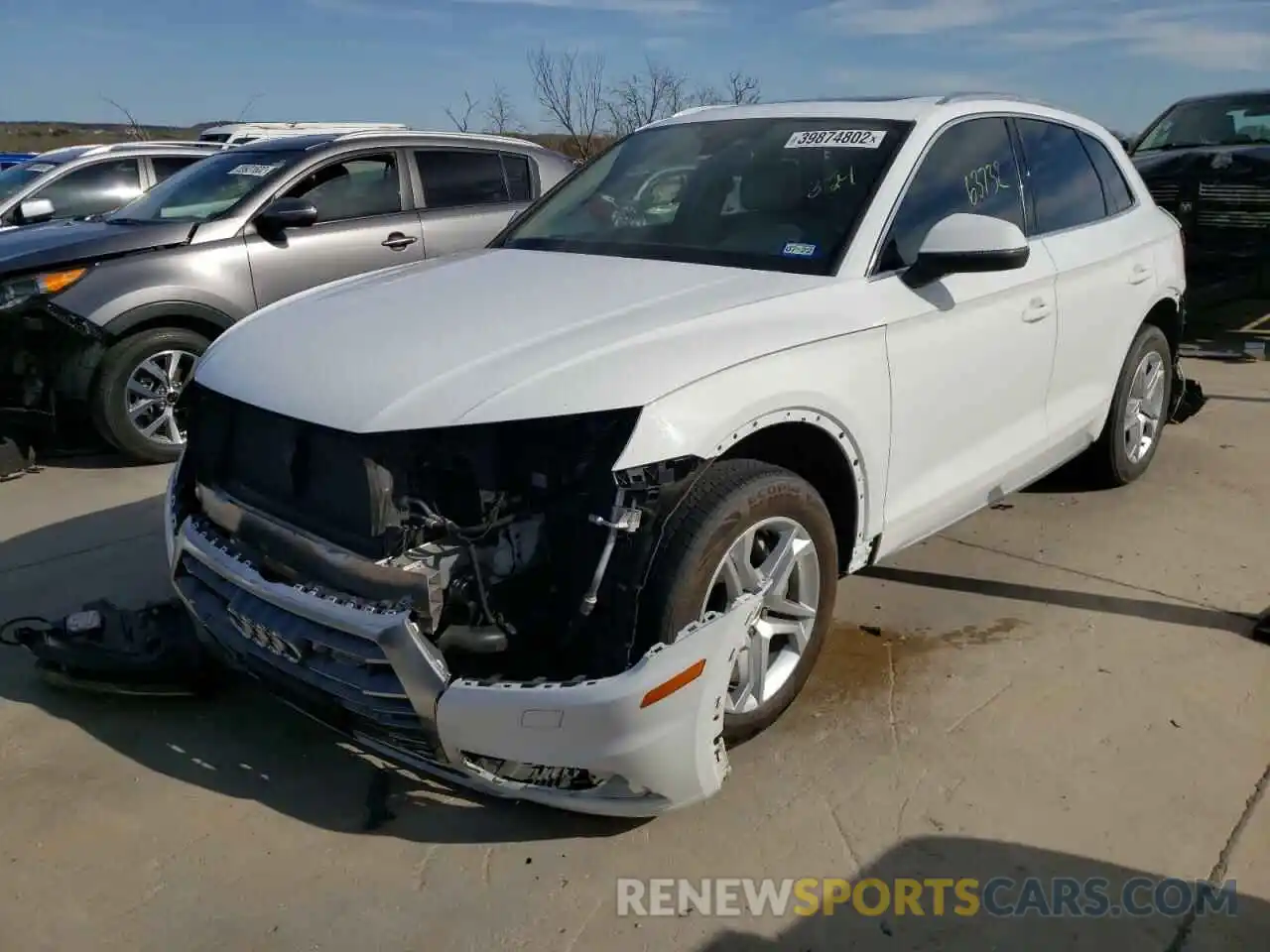 2 Photograph of a damaged car WA1ANAFY2K2069671 AUDI Q5 2019