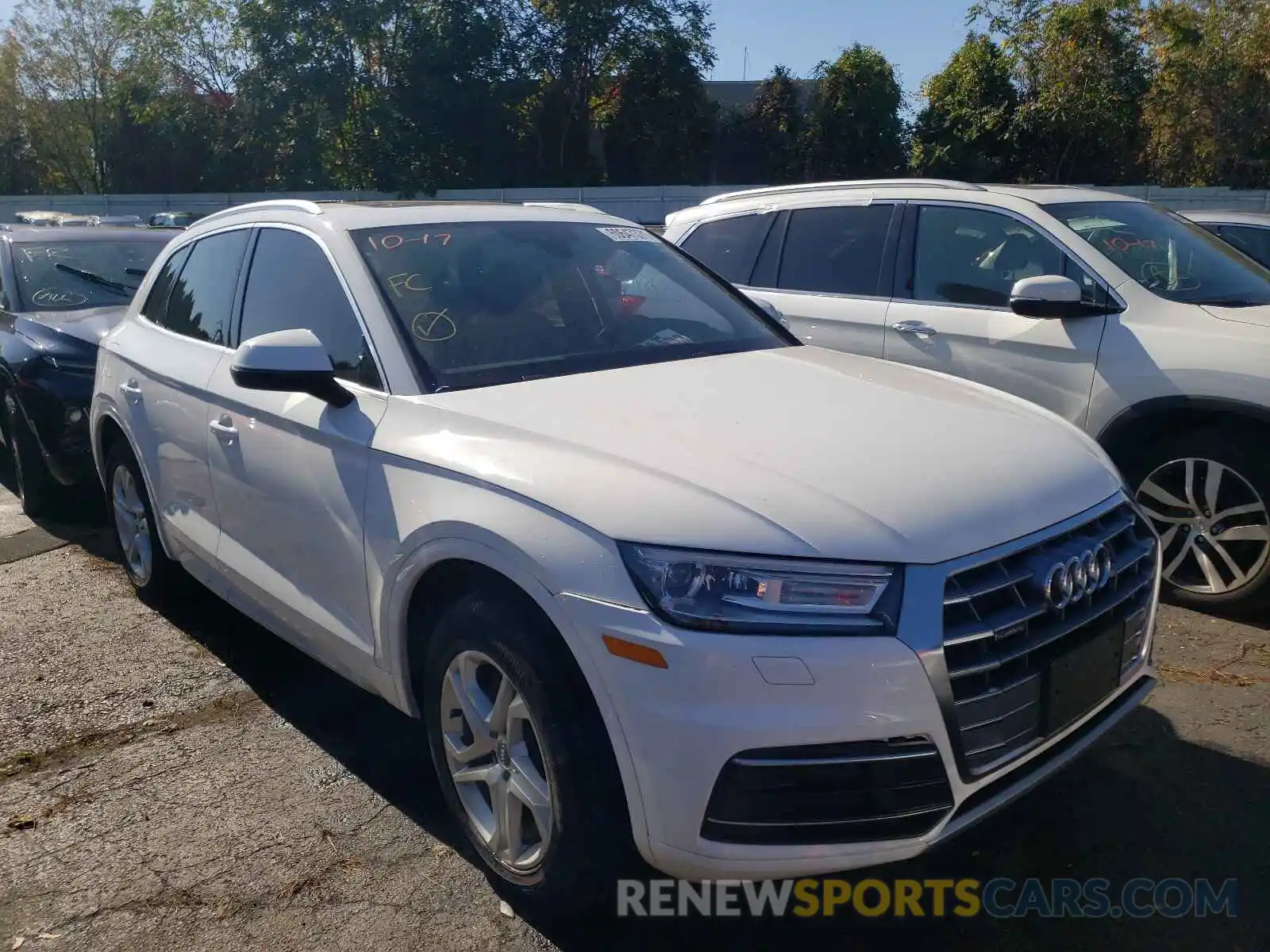 1 Photograph of a damaged car WA1ANAFY2K2080038 AUDI Q5 2019