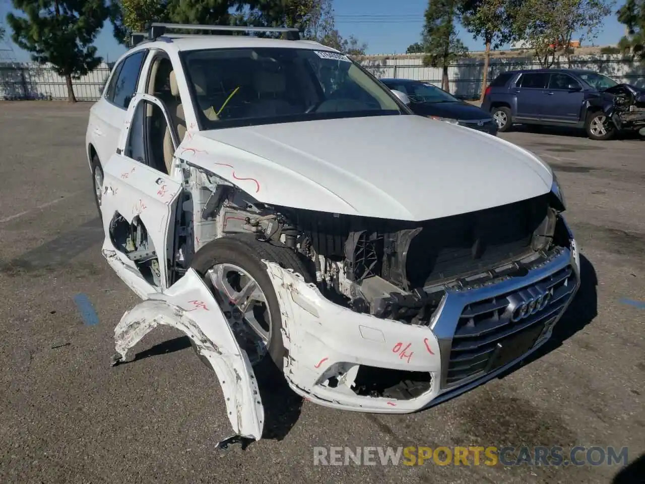 1 Photograph of a damaged car WA1ANAFY2K2082341 AUDI Q5 2019