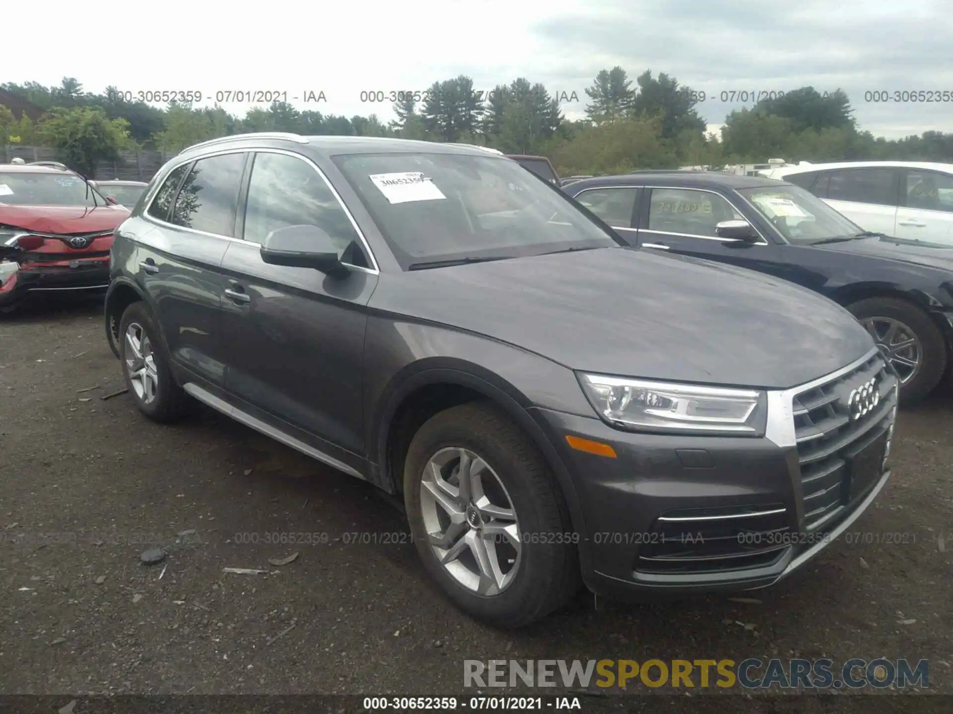 1 Photograph of a damaged car WA1ANAFY2K2088060 AUDI Q5 2019