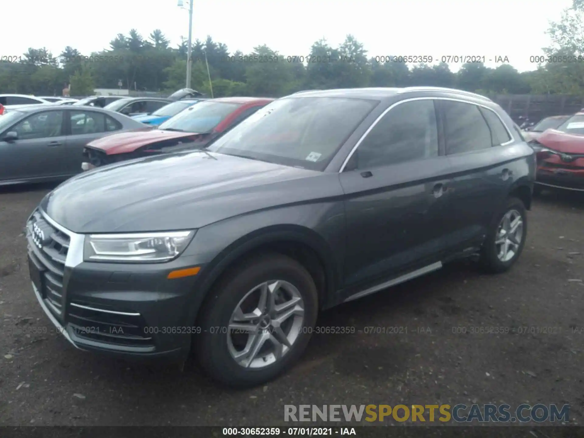 2 Photograph of a damaged car WA1ANAFY2K2088060 AUDI Q5 2019