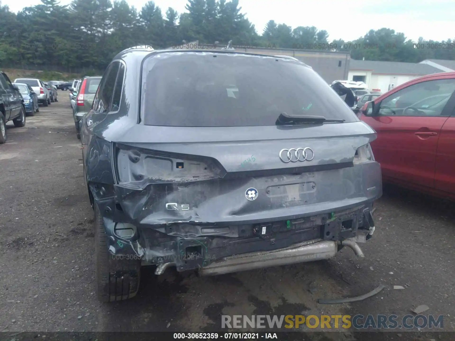 6 Photograph of a damaged car WA1ANAFY2K2088060 AUDI Q5 2019