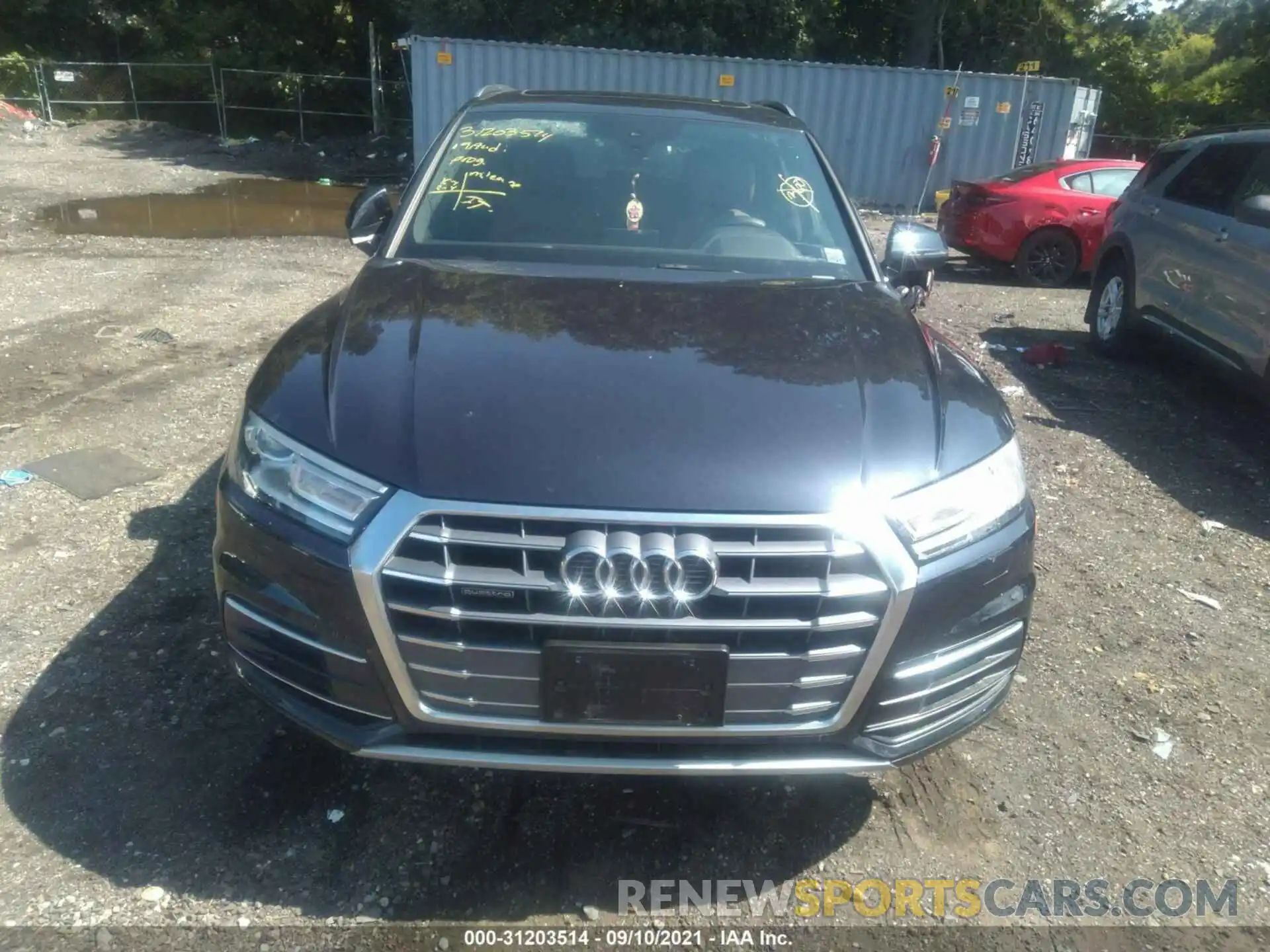 6 Фотография поврежденного автомобиля WA1ANAFY2K2100952 AUDI Q5 2019