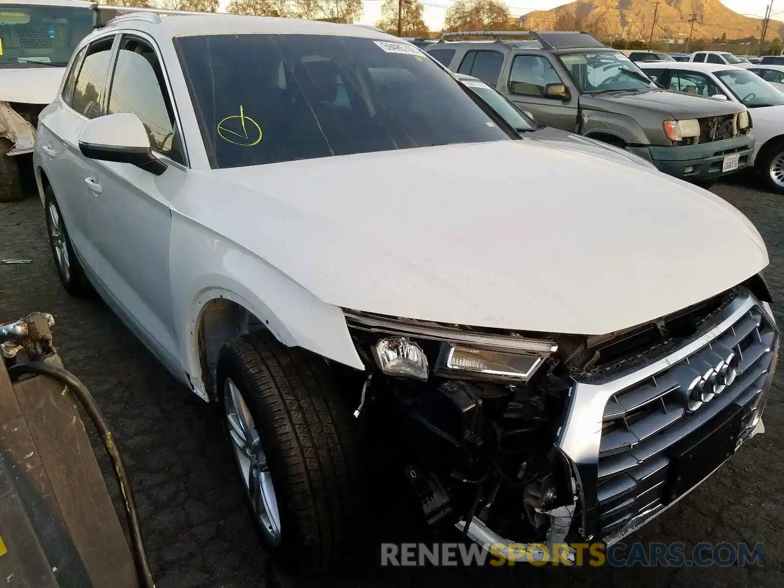 1 Photograph of a damaged car WA1ANAFY2K2125236 AUDI Q5 2019