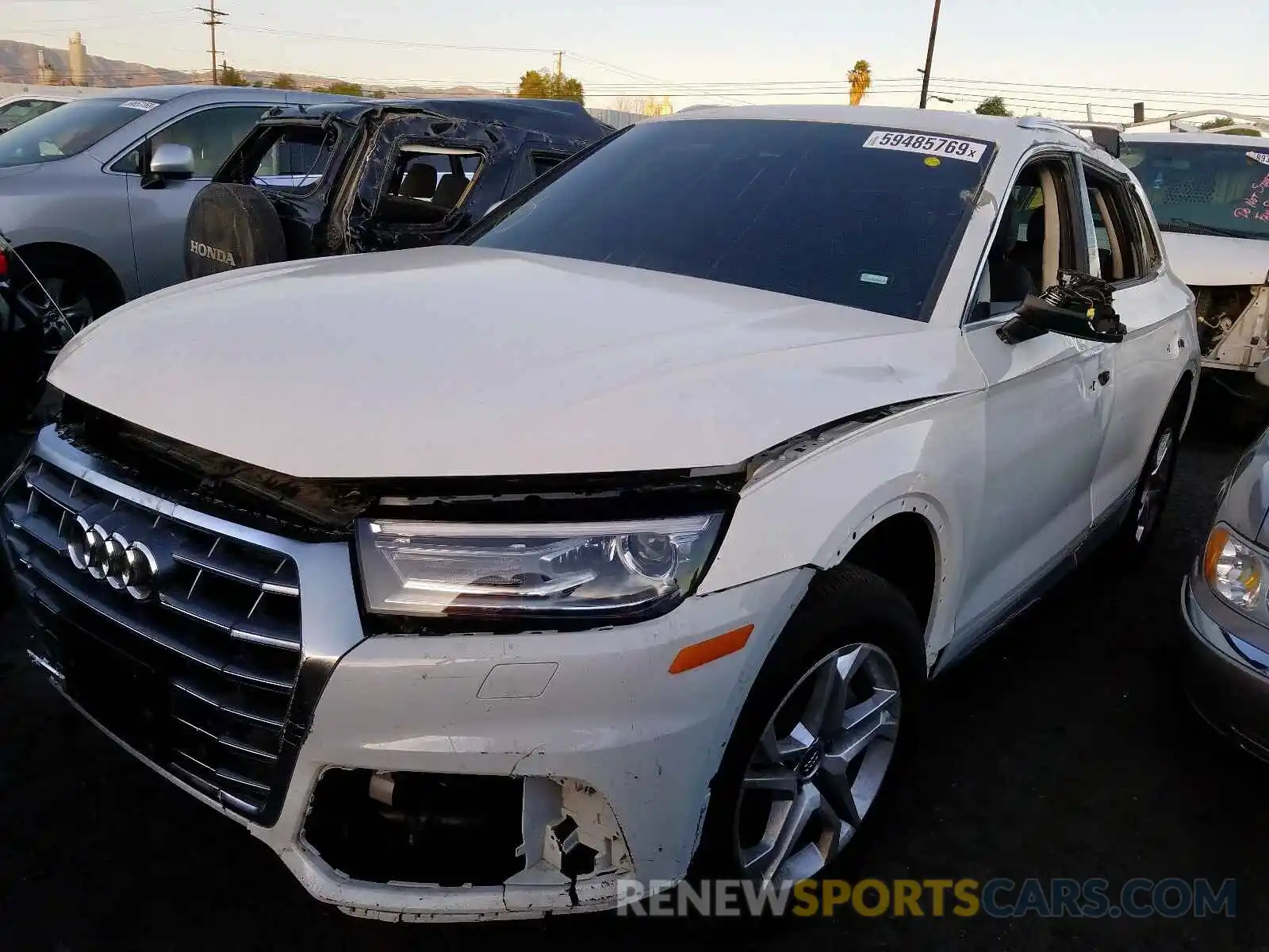 2 Photograph of a damaged car WA1ANAFY2K2125236 AUDI Q5 2019