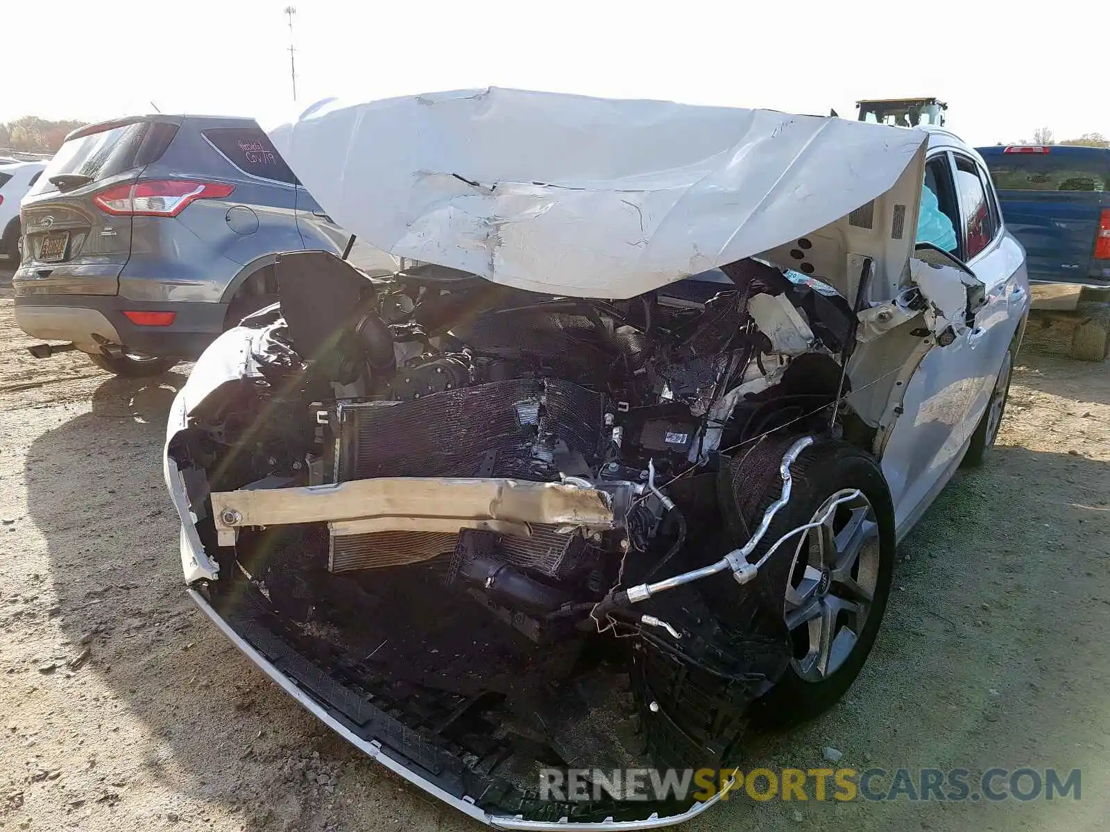 2 Фотография поврежденного автомобиля WA1ANAFY2K2132090 AUDI Q5 2019