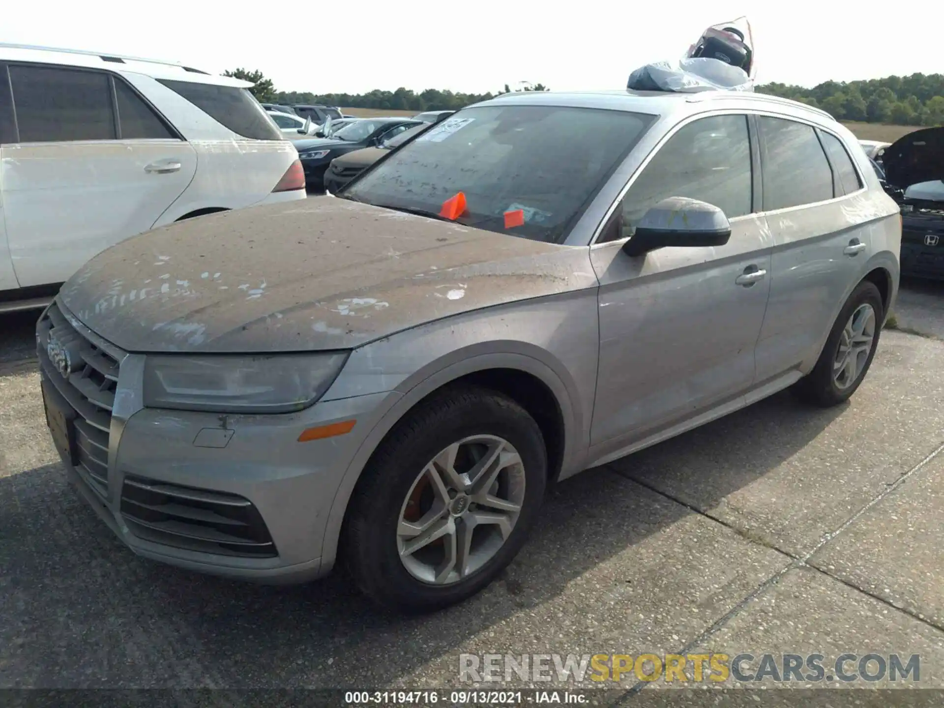 2 Photograph of a damaged car WA1ANAFY2K2132171 AUDI Q5 2019