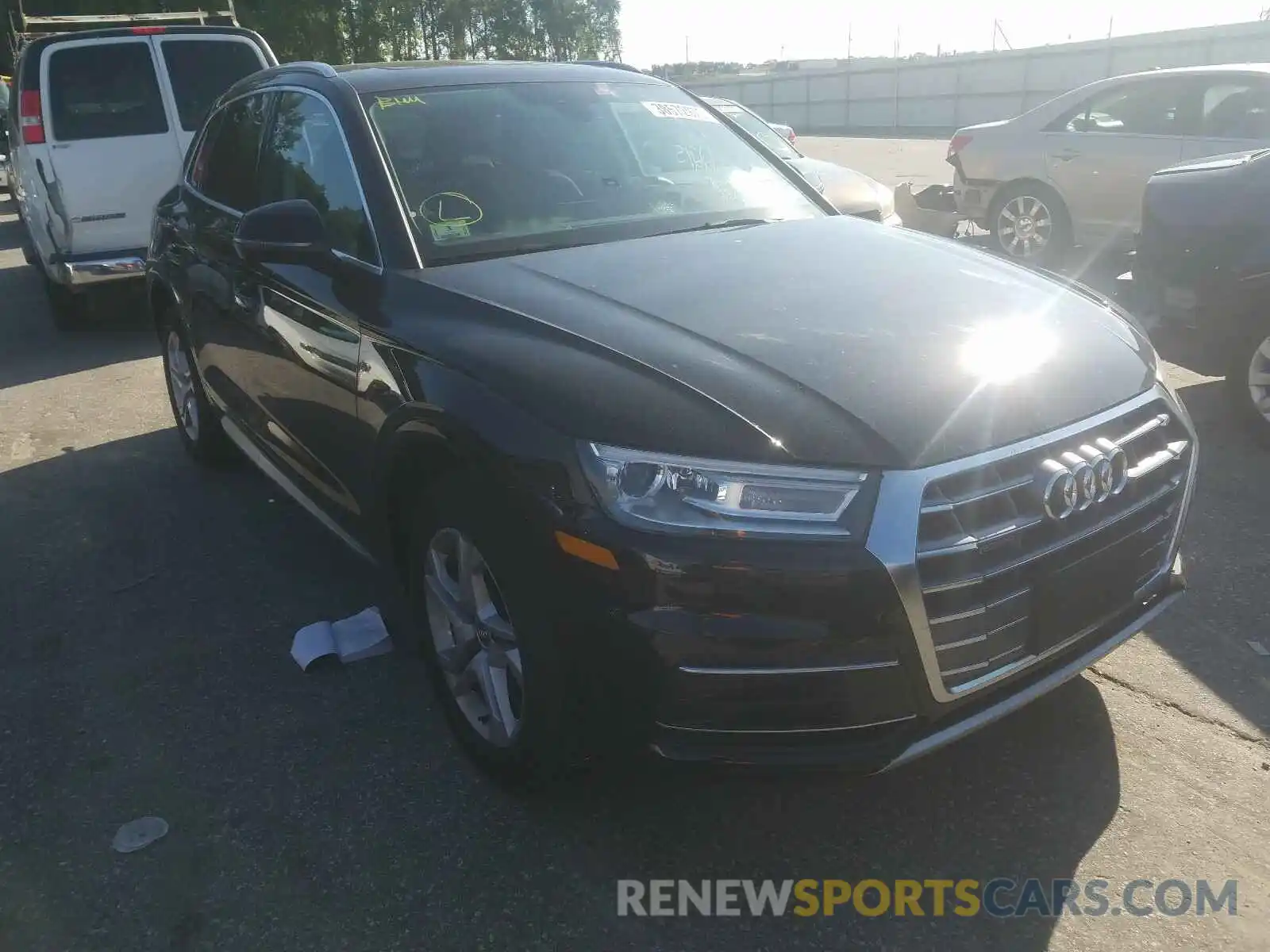 1 Photograph of a damaged car WA1ANAFY3K2037523 AUDI Q5 2019