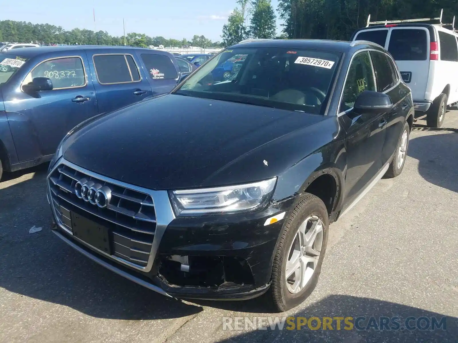 2 Photograph of a damaged car WA1ANAFY3K2037523 AUDI Q5 2019